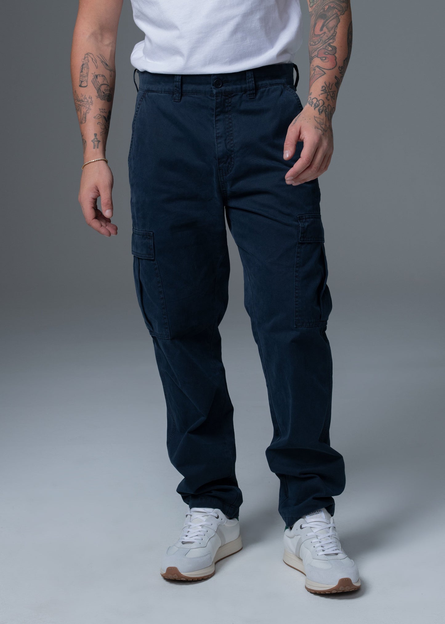Pantalon bleu marine BRIDGER JAGUARD