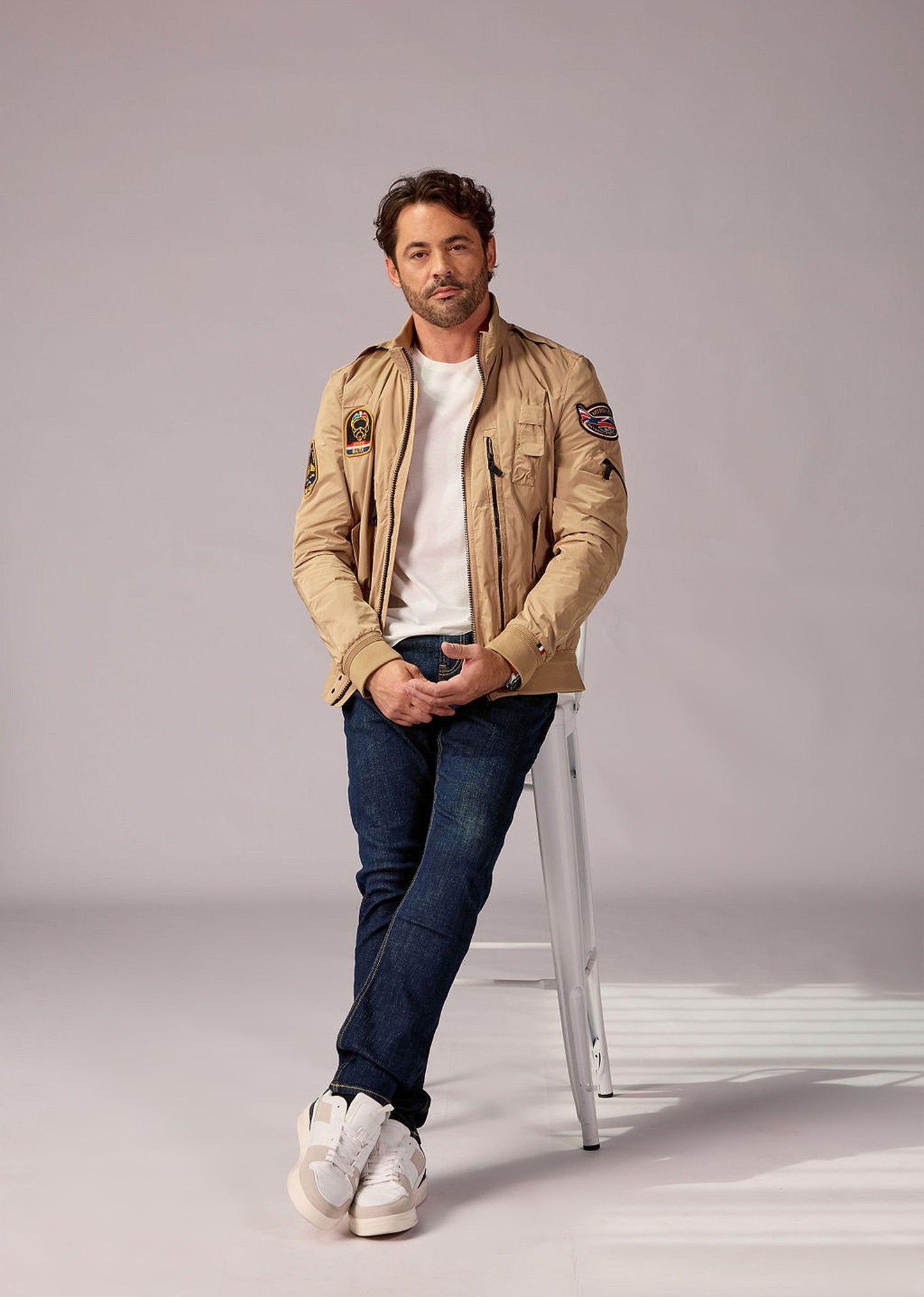 Veste beige CRUISER MEMORY