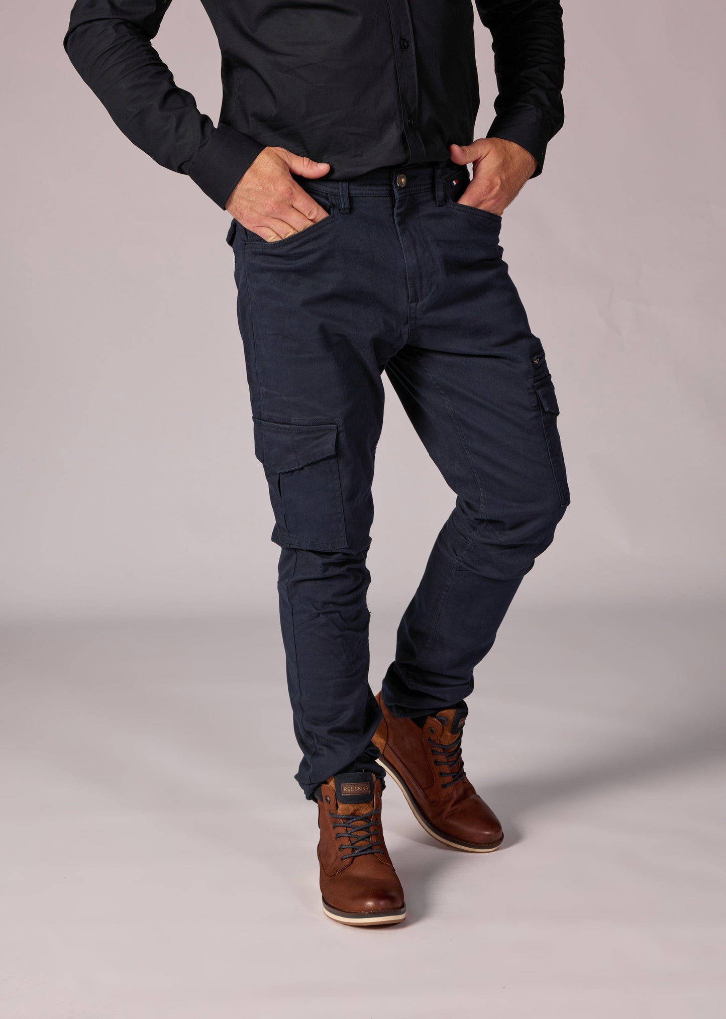 Chino bleu marine foncé LARGO MAHEVAN