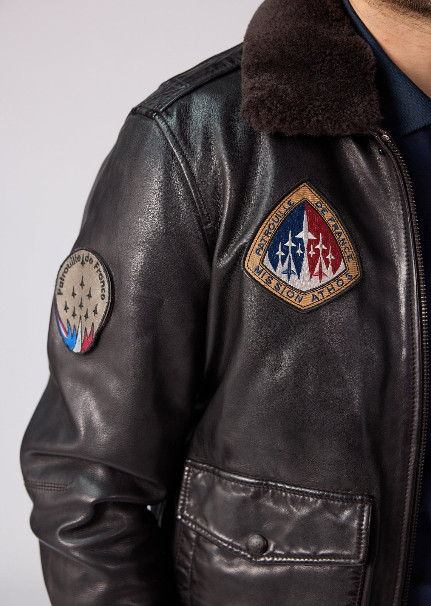 Cuir marron RAVEN ALPHA