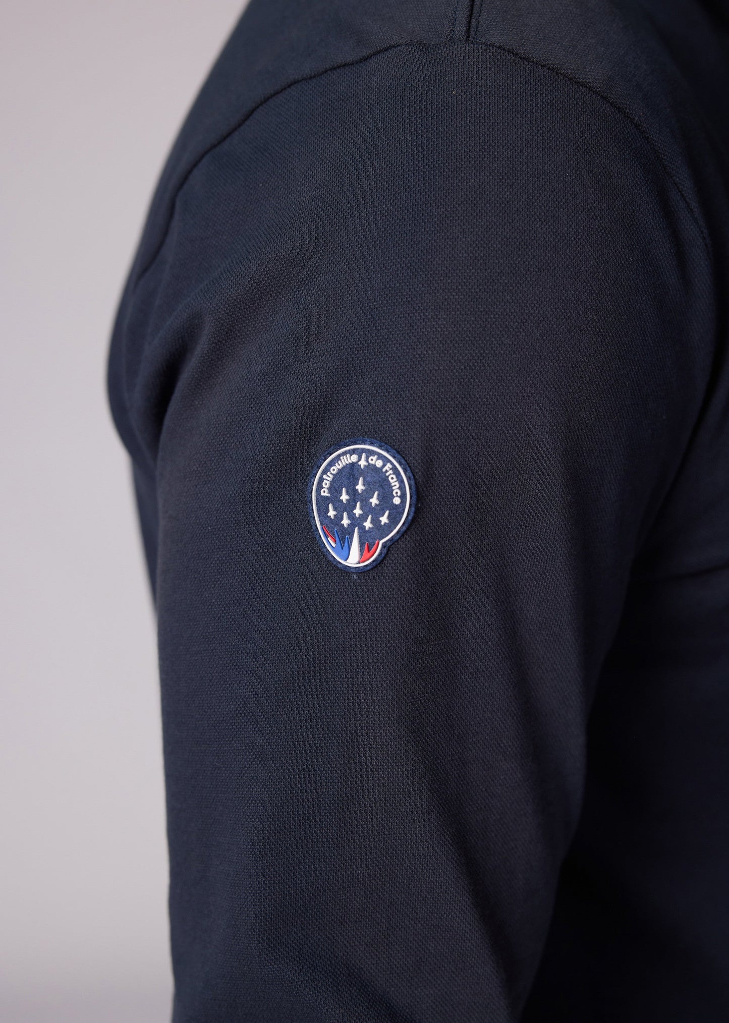 Polo manches longues bleu marine foncé ROCKET GARROS