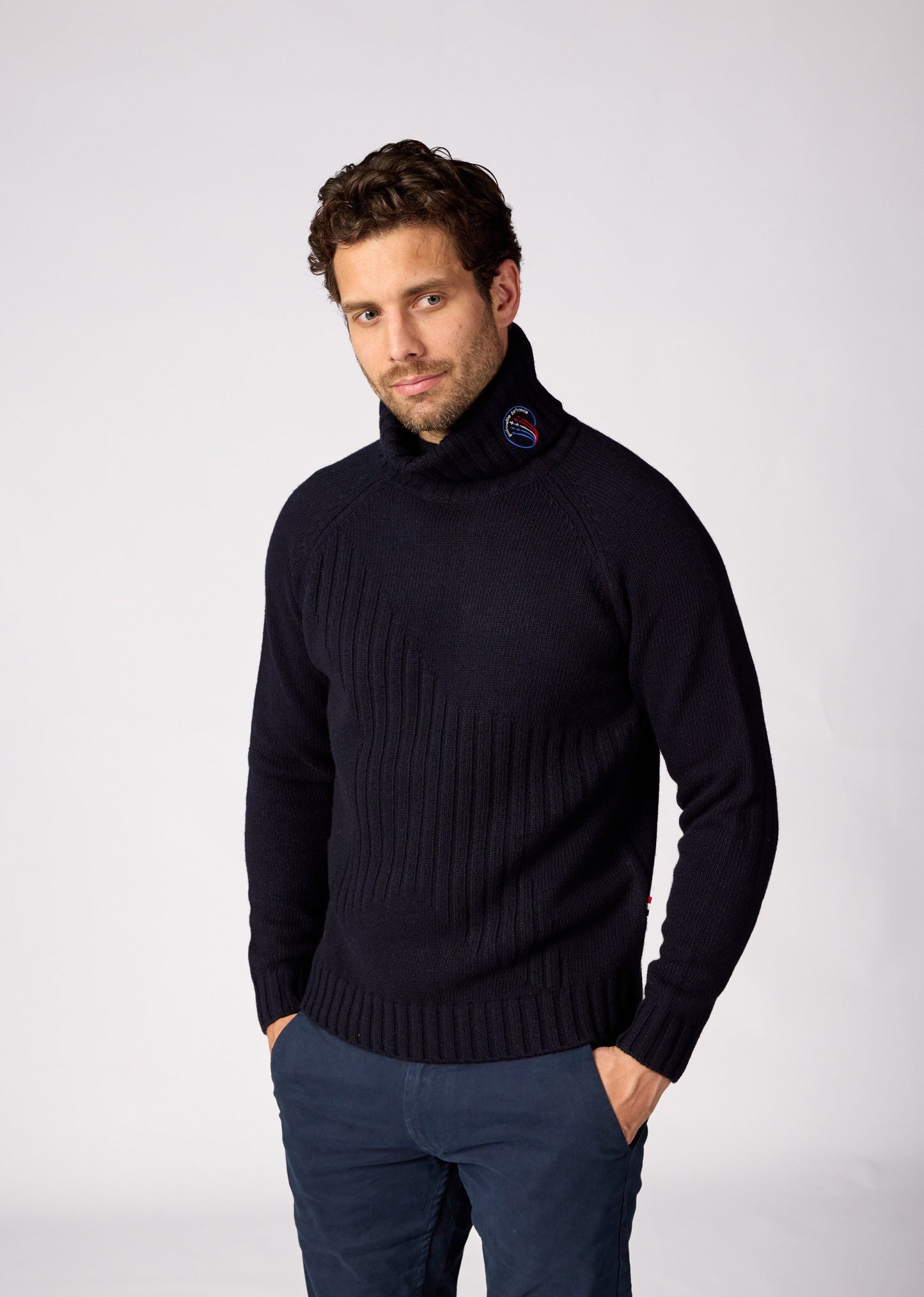 Pullover bleu marine STEVENSON MILFORD