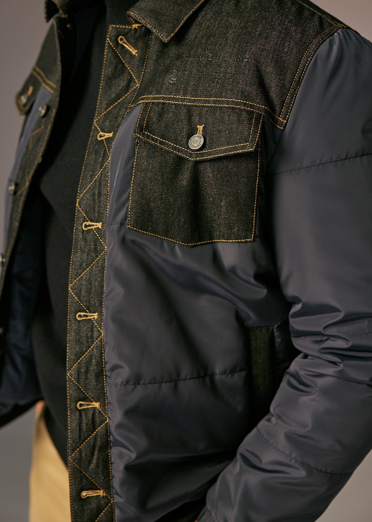 Doudoune bleu marine CLIFF SNEAK