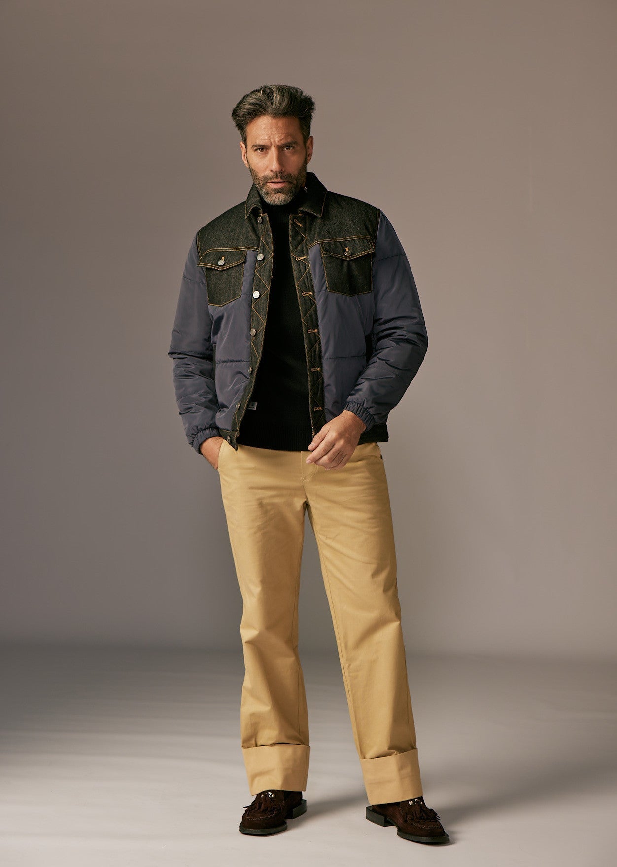 Doudoune bleu marine CLIFF SNEAK
