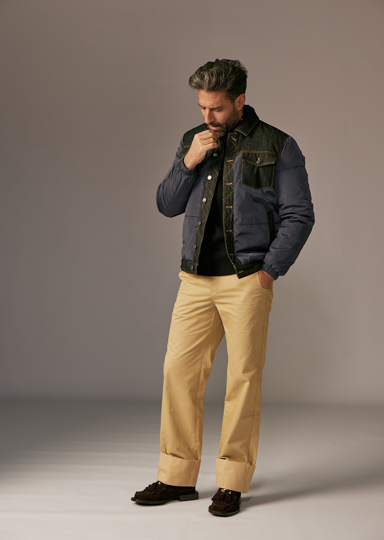 Doudoune bleu marine CLIFF SNEAK