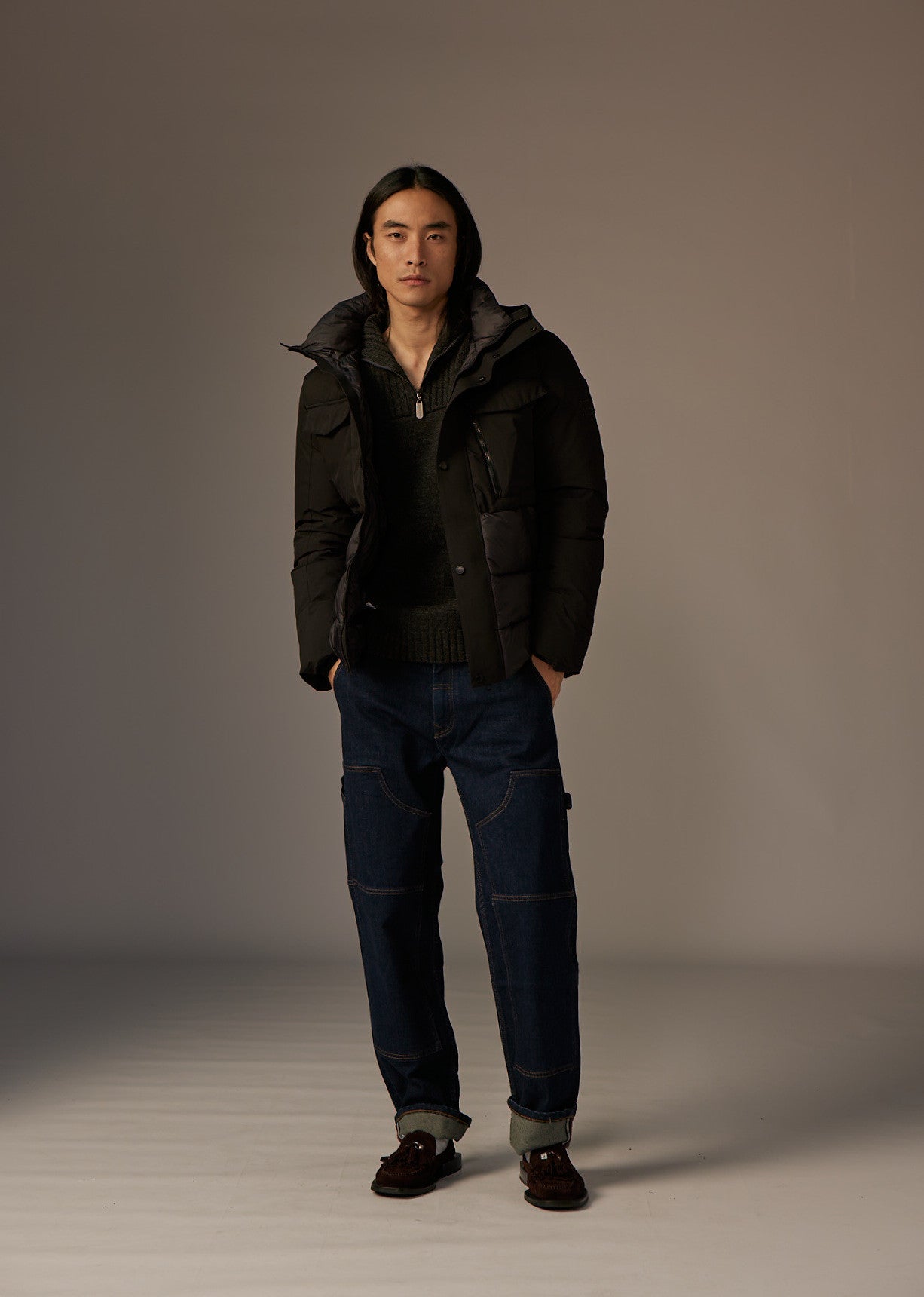 Parka noire ELIO STAYW