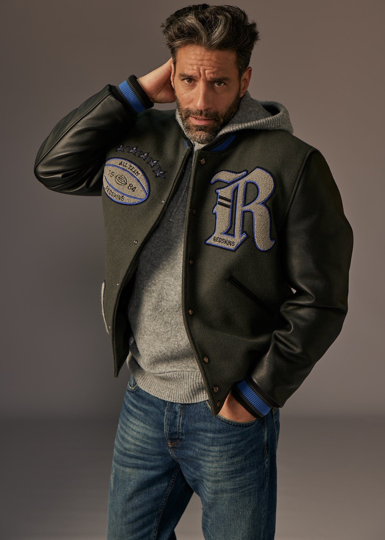 Cuir gris FOOTBALL HATCH