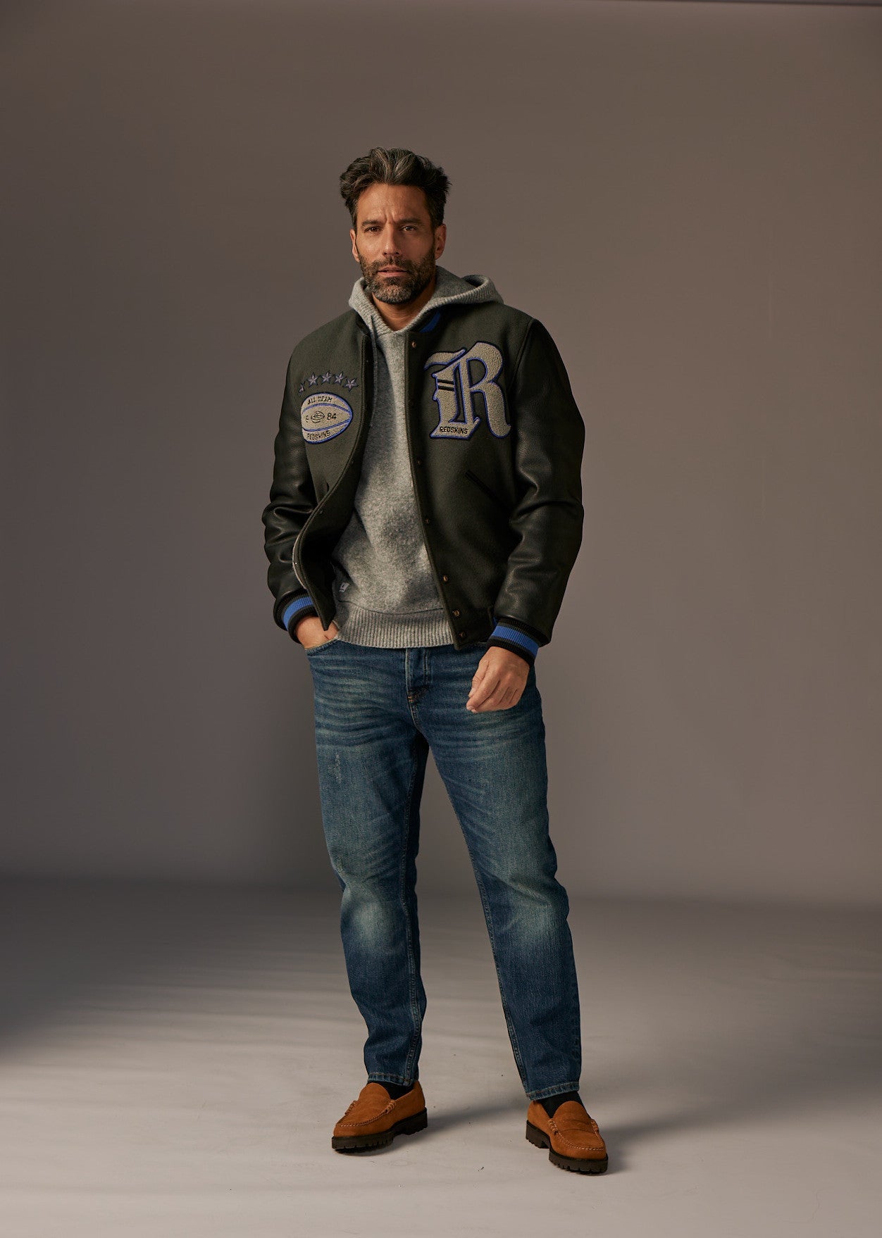 Cuir gris FOOTBALL HATCH