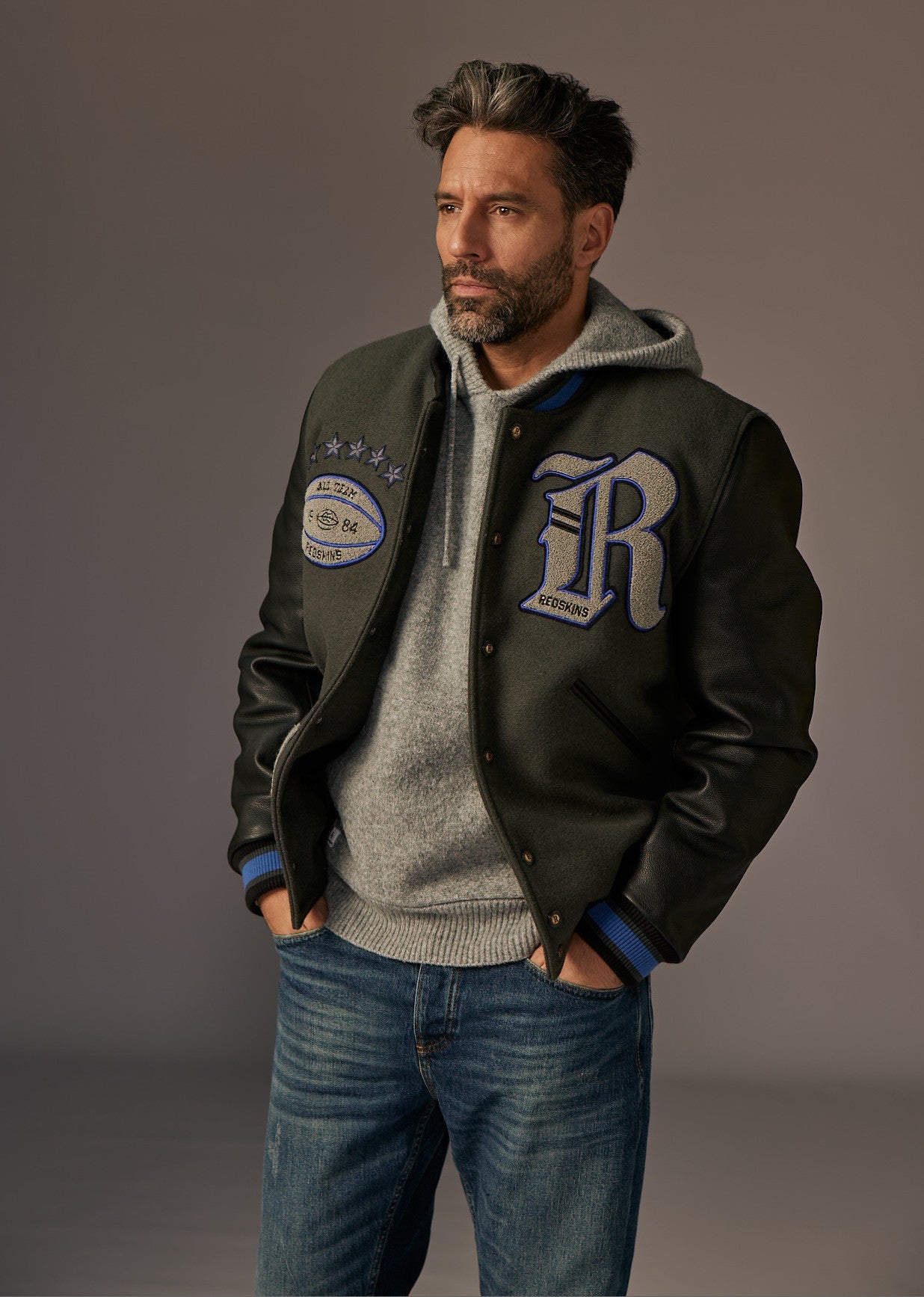 Cuir gris FOOTBALL HATCH
