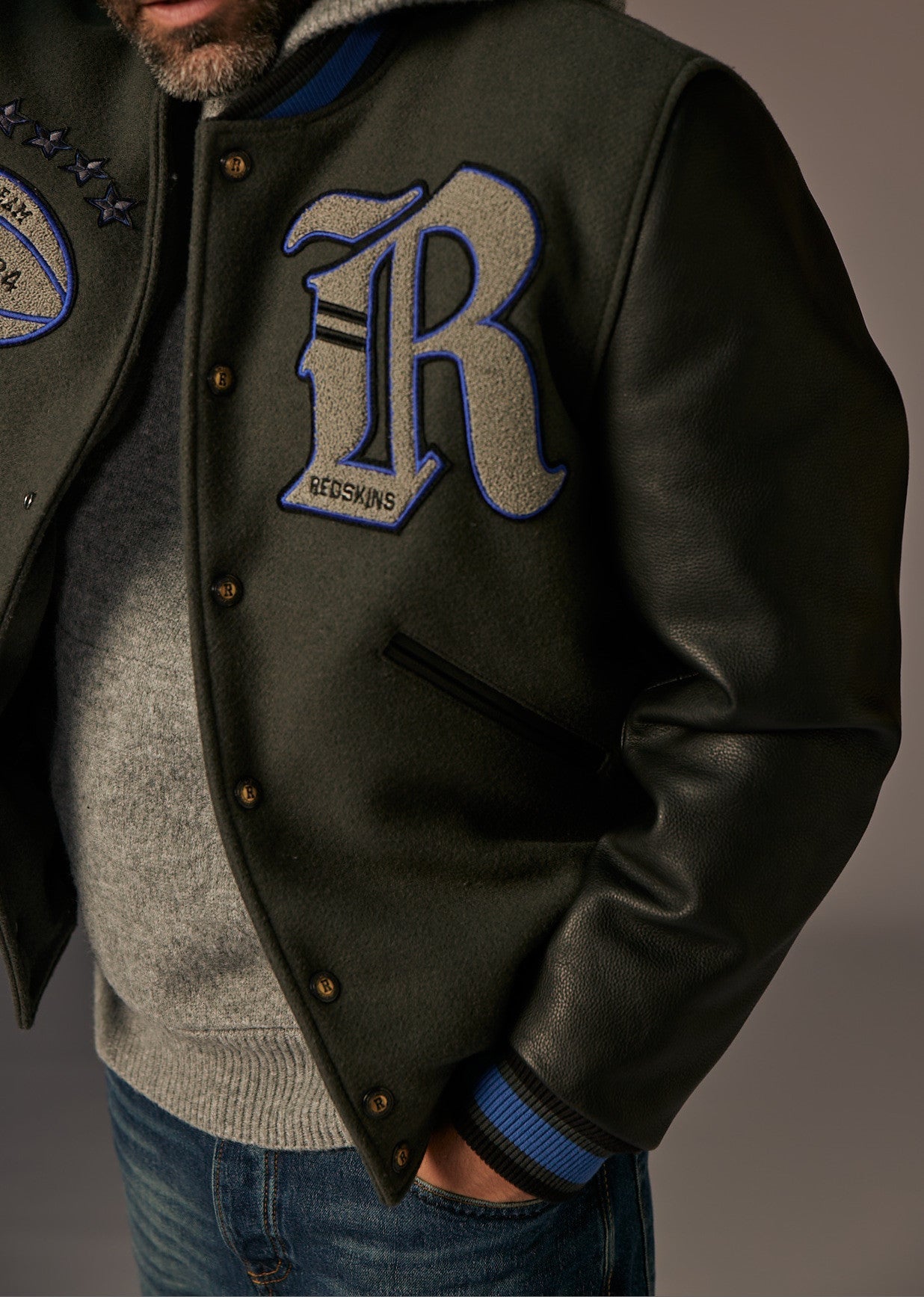 Cuir gris FOOTBALL HATCH