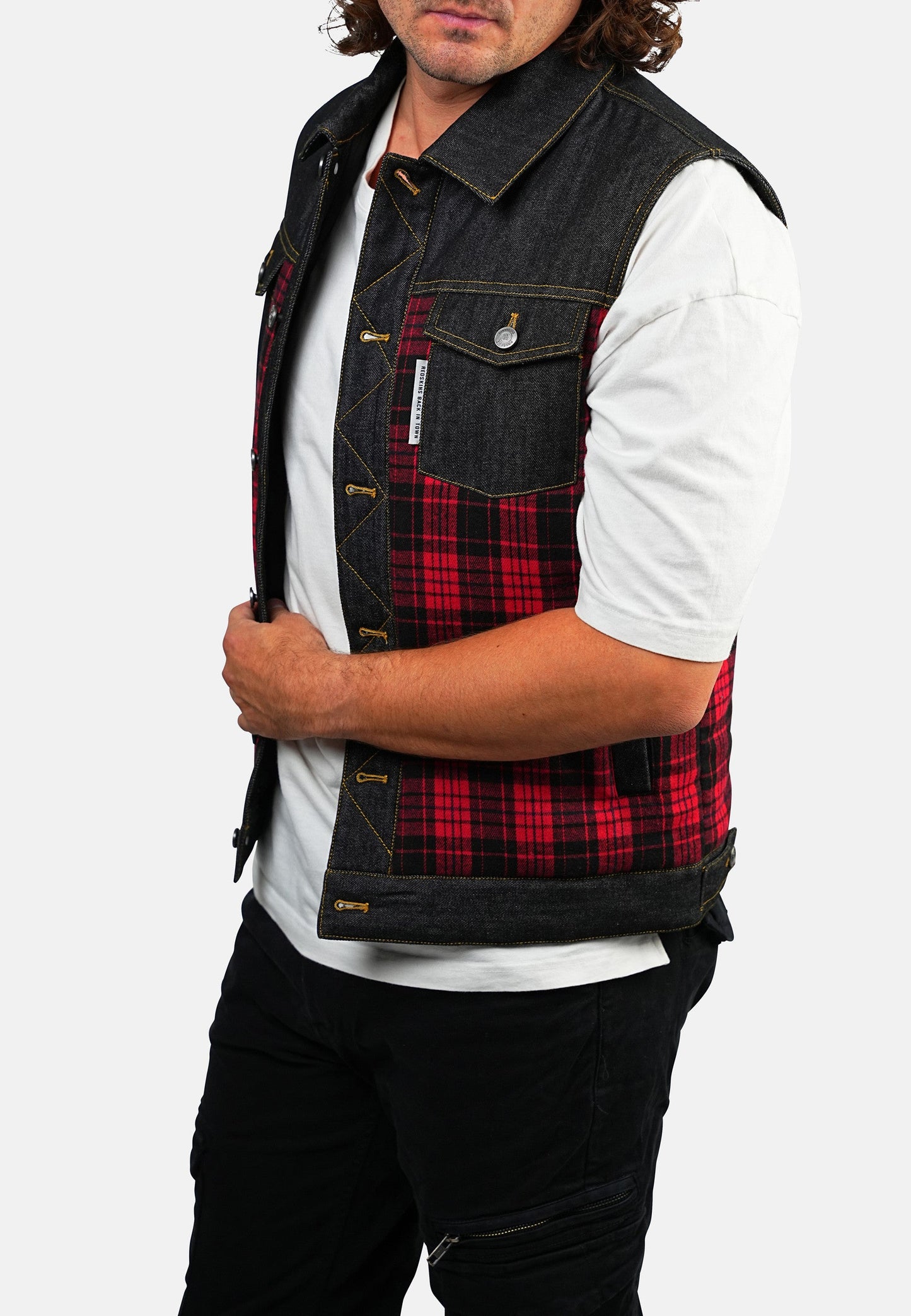 Veste sans manche noire DAWN PLOUTCH