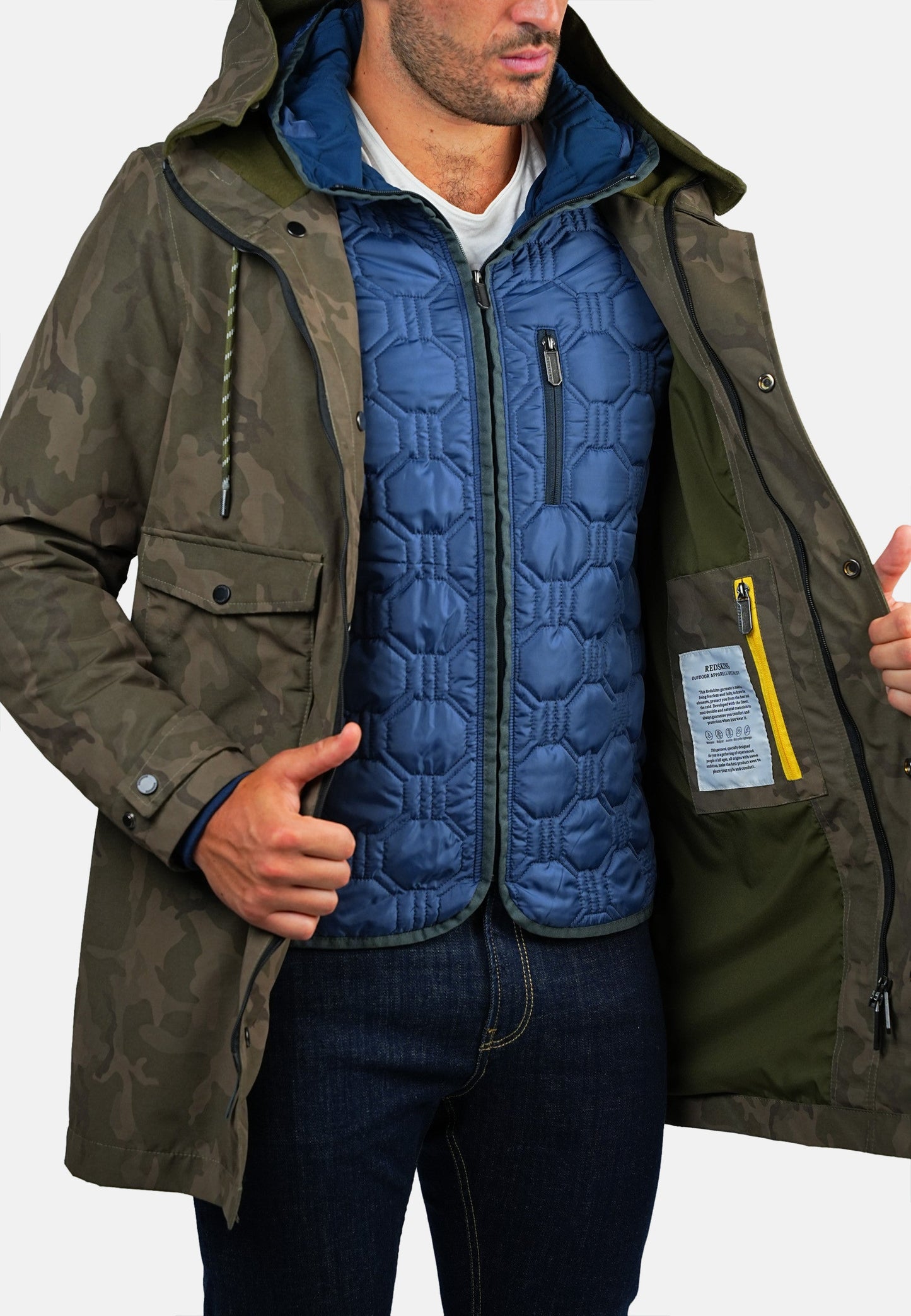 Parka verte GALERMA STARTCH