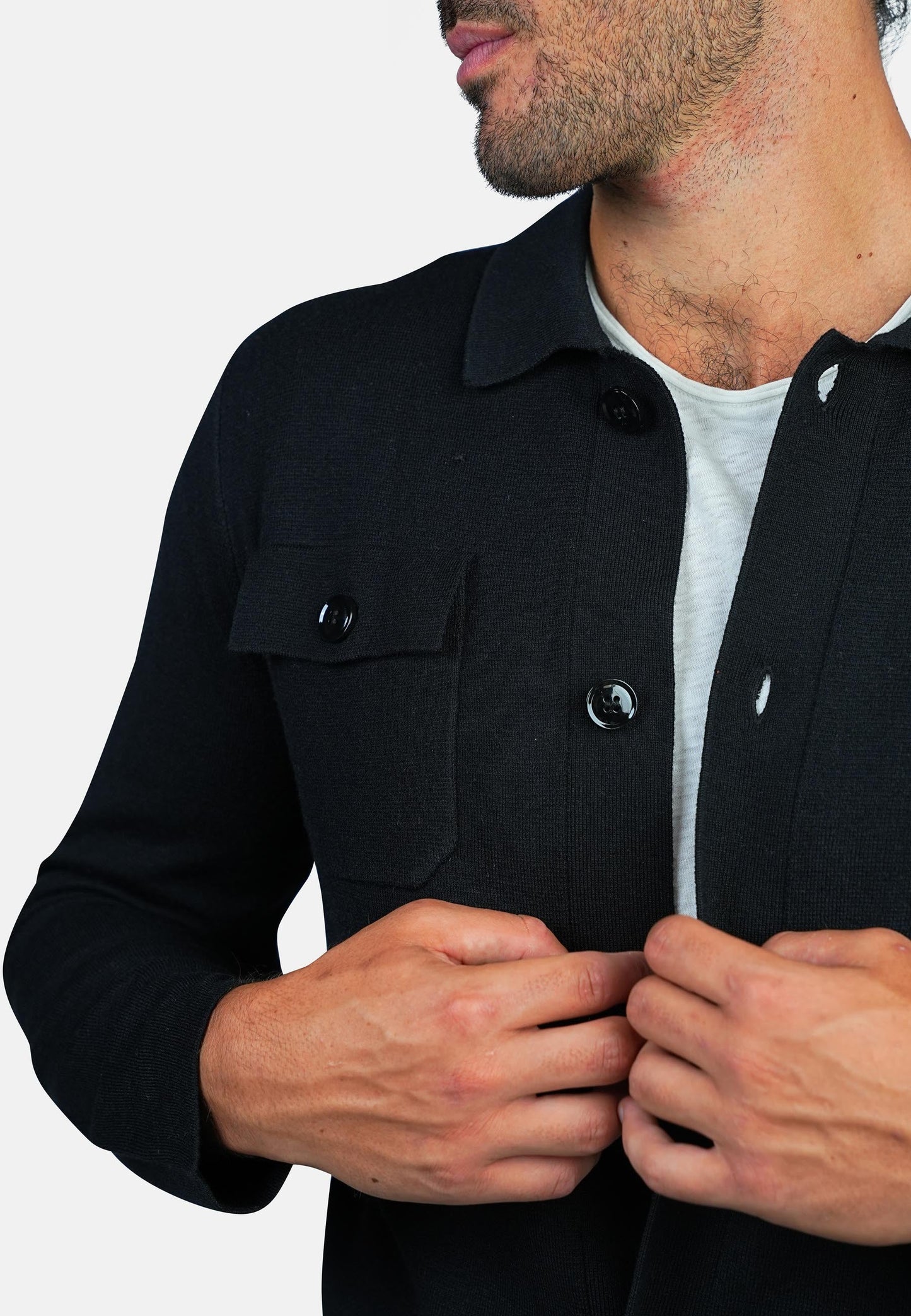 Pull Over noir MERLIN MLOVAC