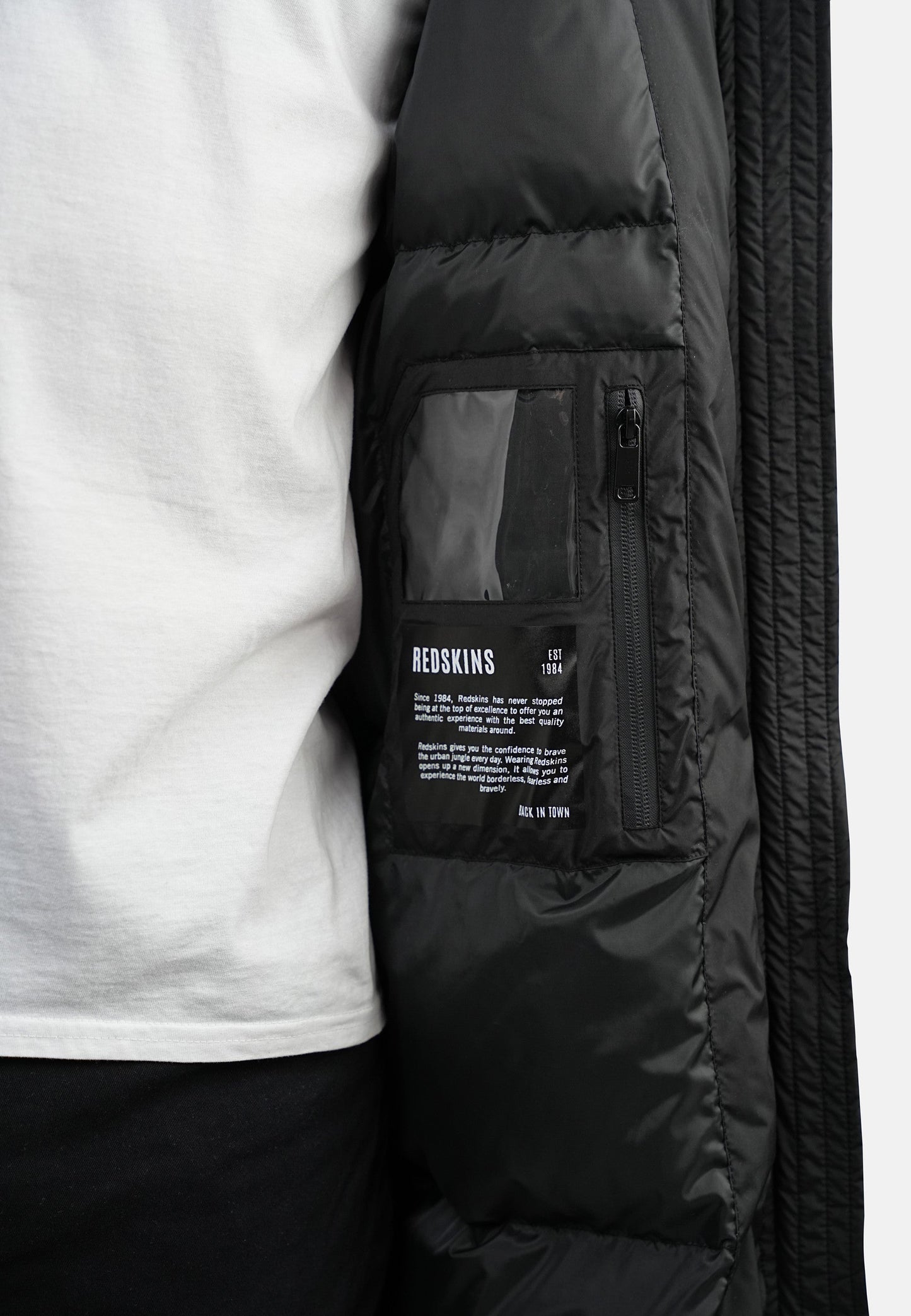Parka noire SPLASH ZEBRY
