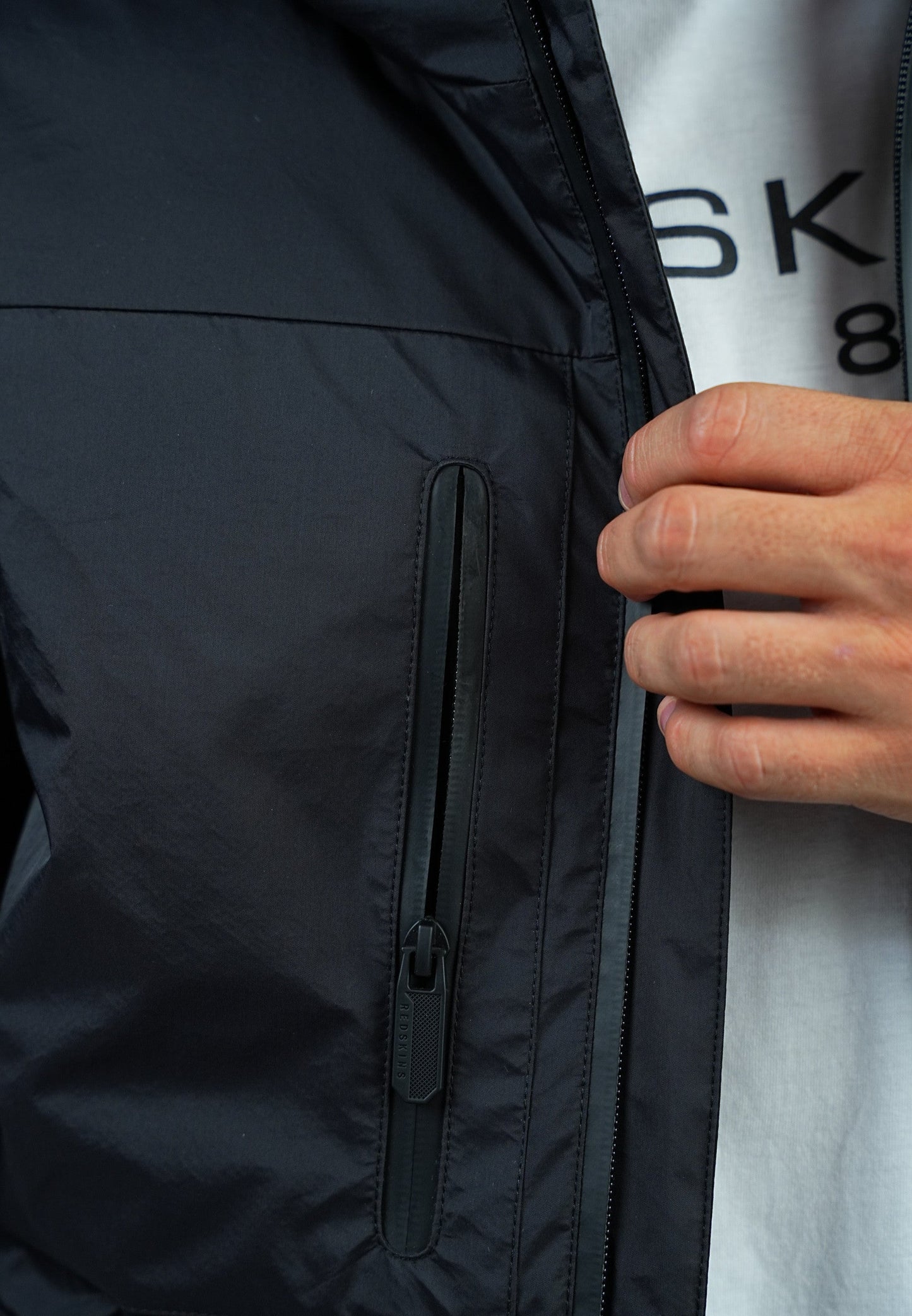 Parka noire TELLIEN DERNIO