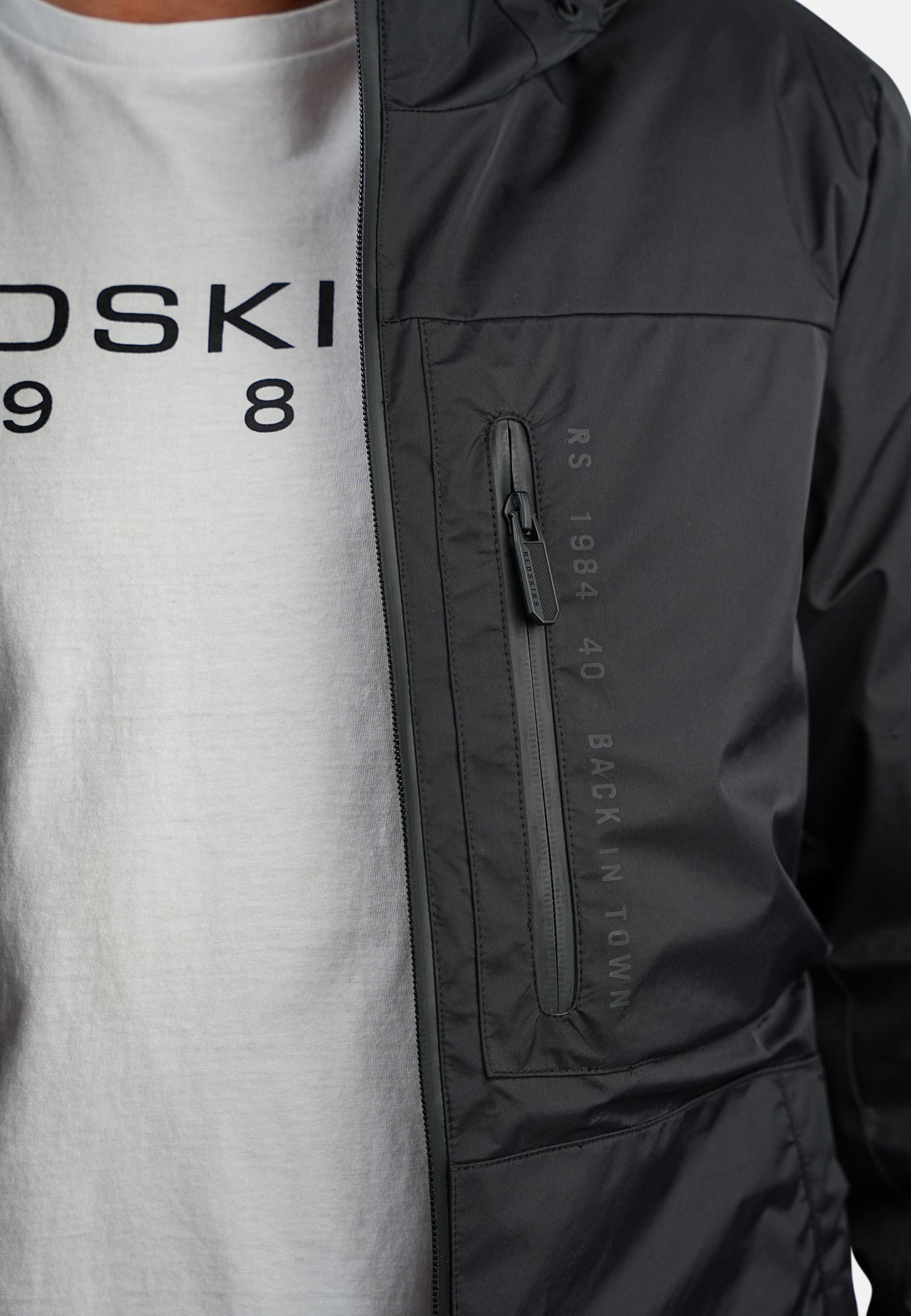 Parka noire TELLIEN DERNIO