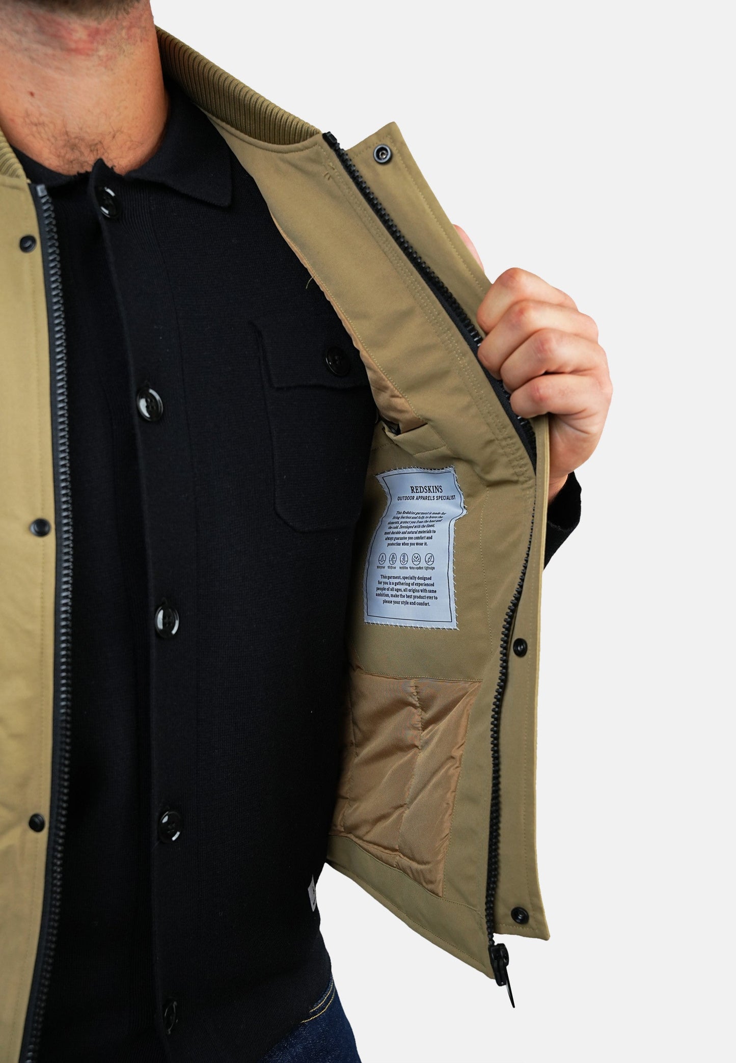 Parka jaune HAMMO STONE