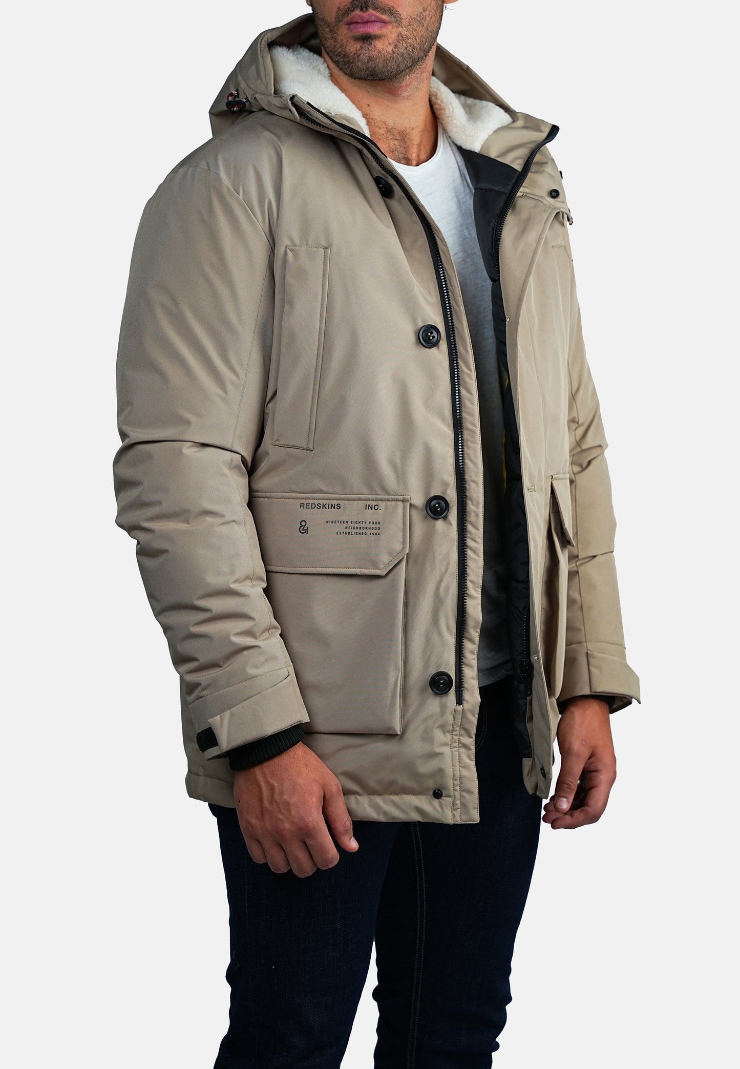 Parka jaune PELLY DRUK