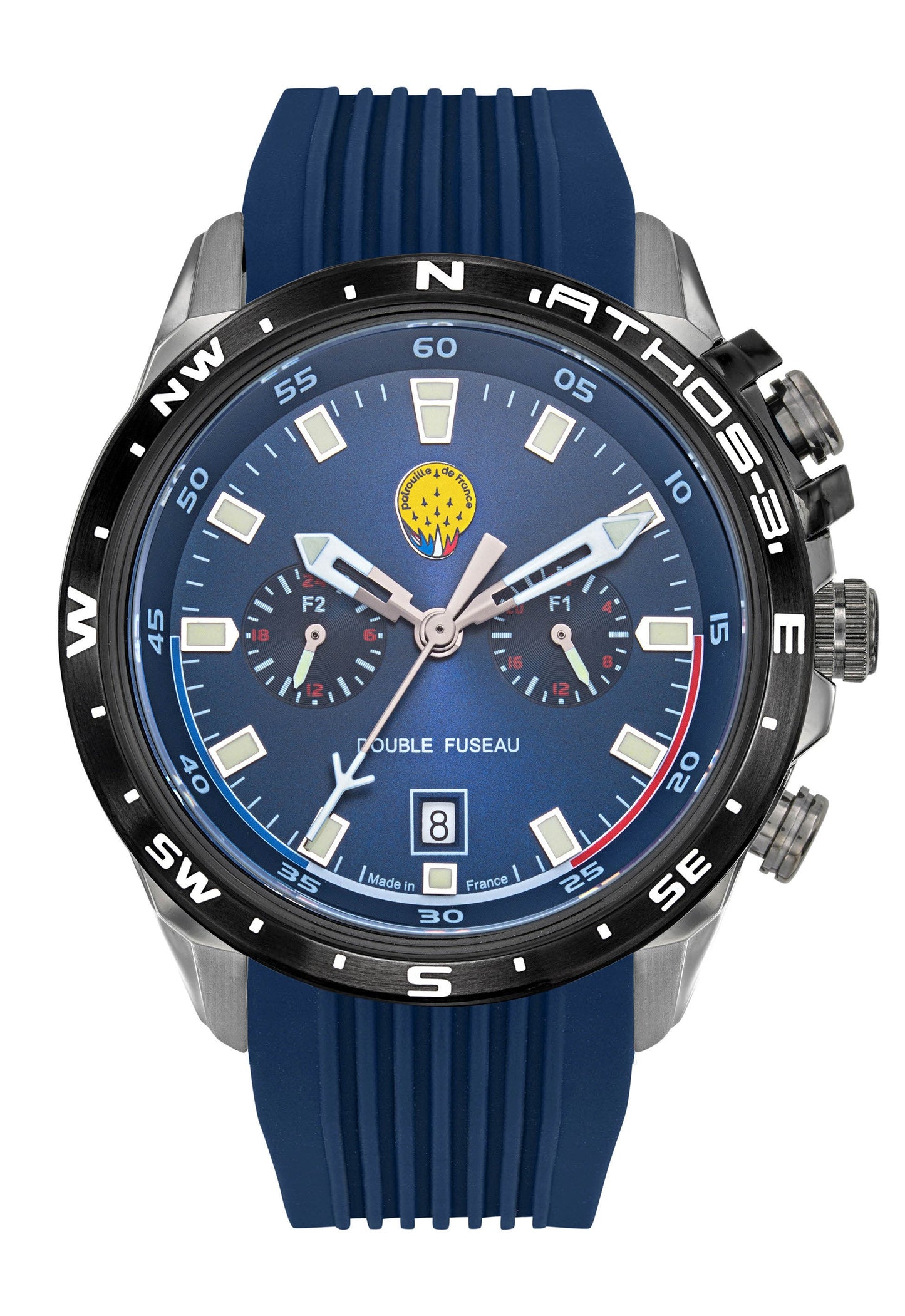 Montre Paf Athos 3 668113 bleu marine