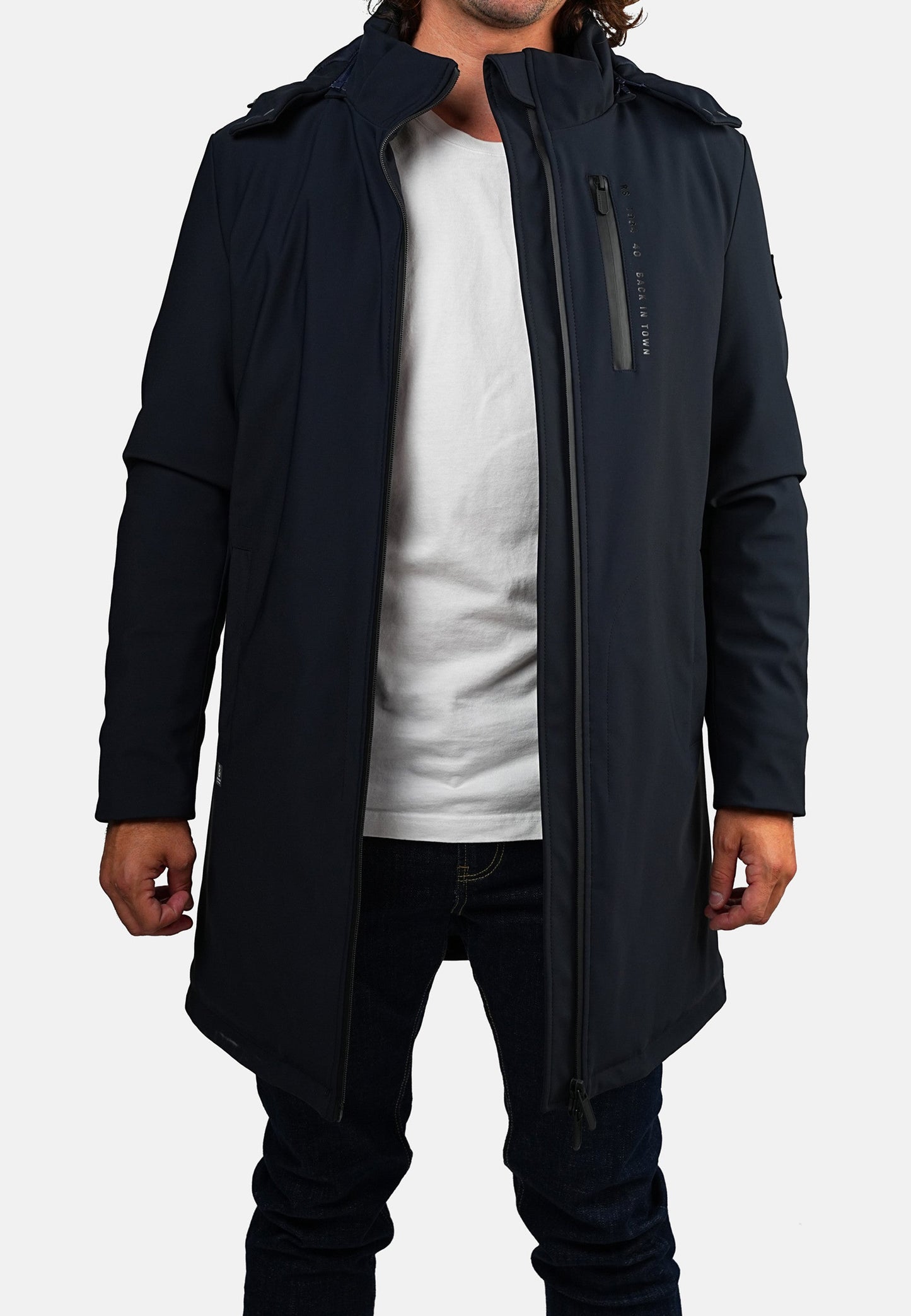 Parka bleu marine GRIDA ACTIVE