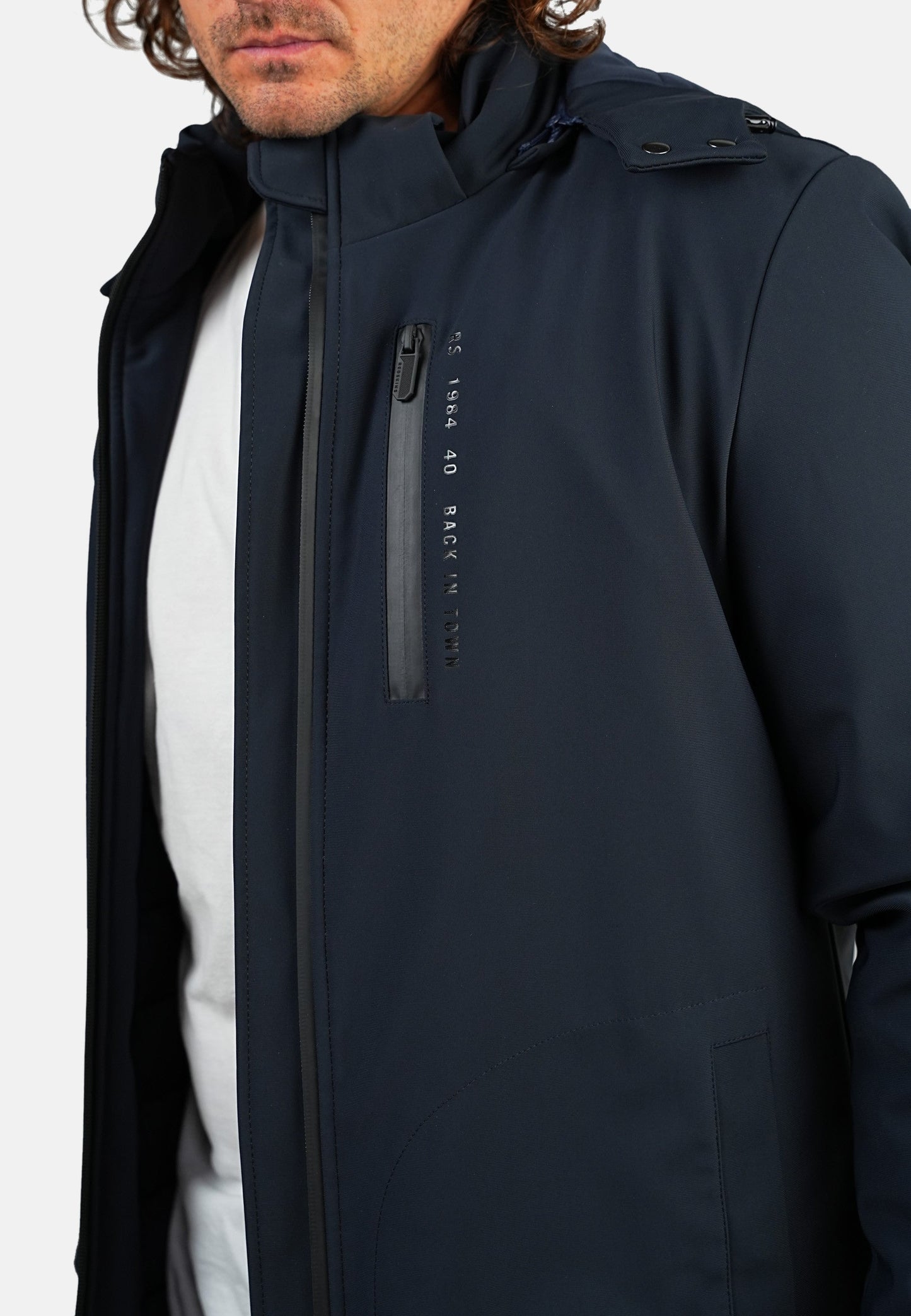 Parka bleu marine GRIDA ACTIVE