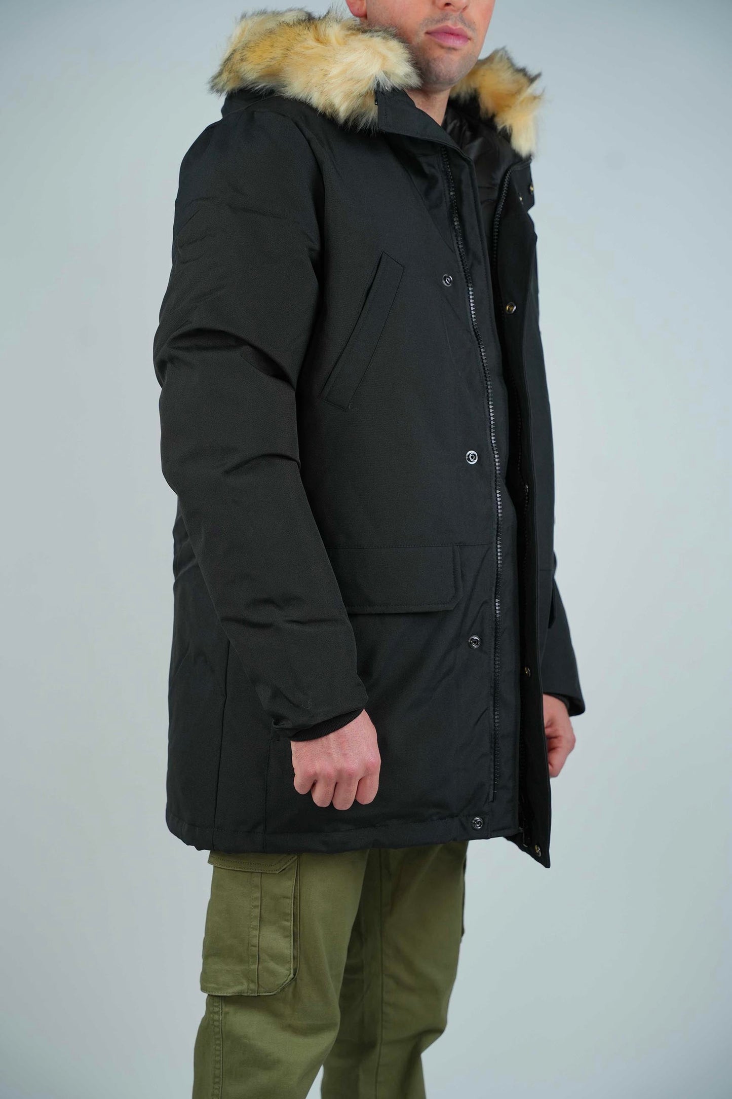 Parka noire venise