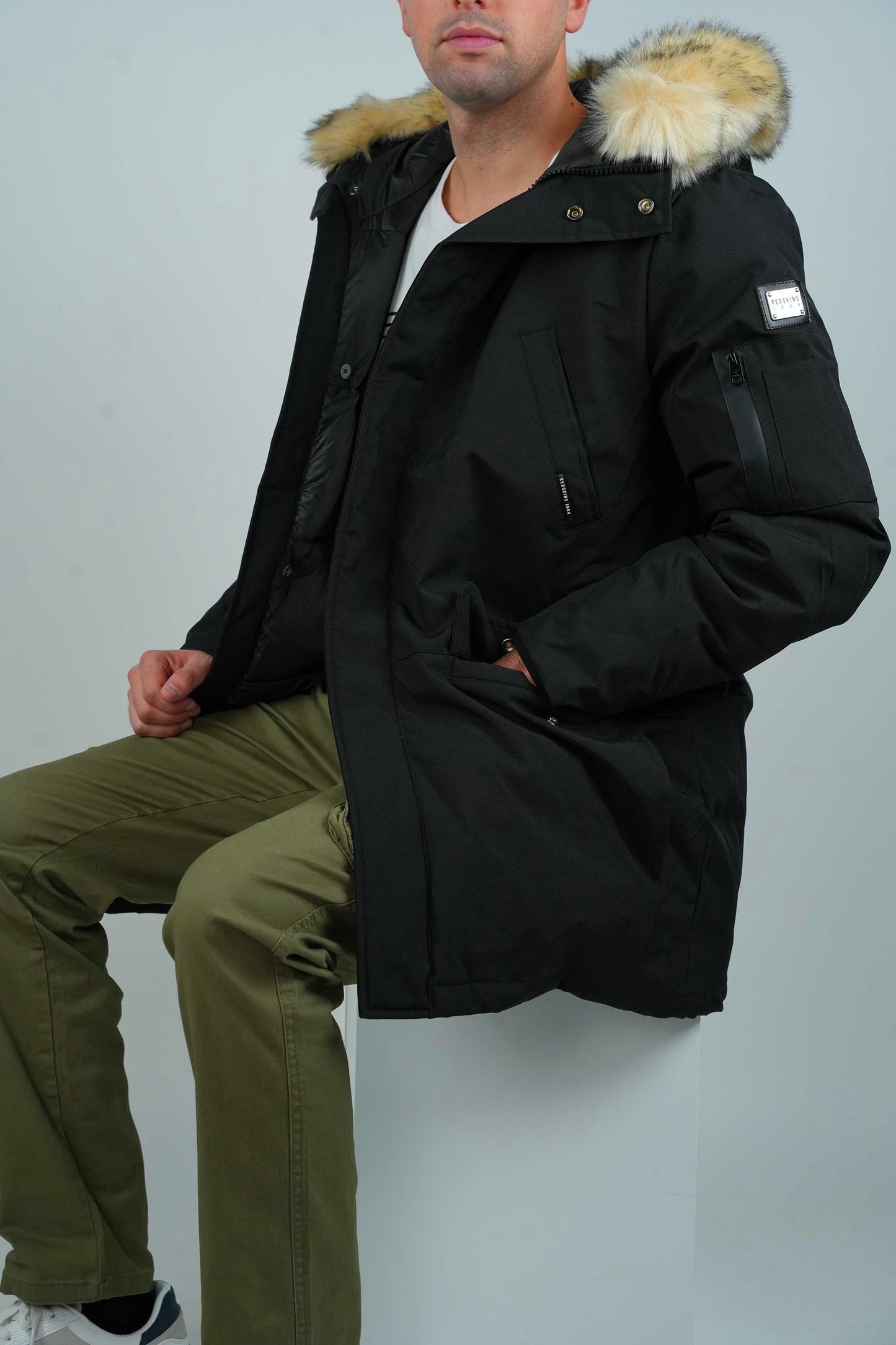 Parka noire venise