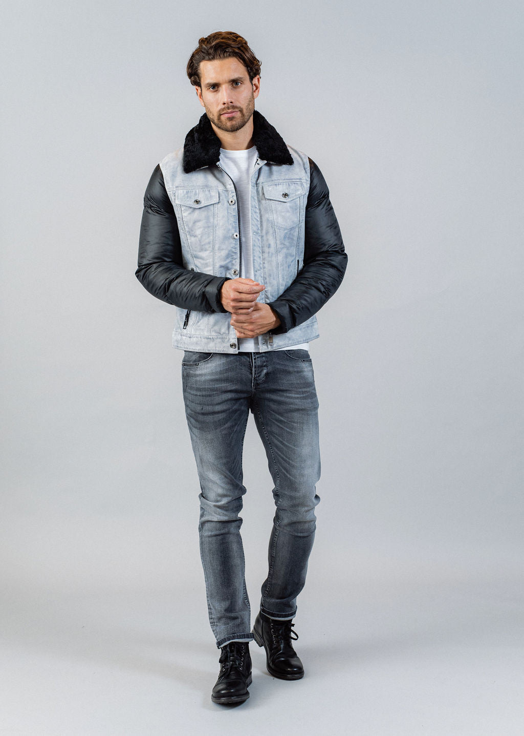 Veste en cuir PLATINE CHALLENGER