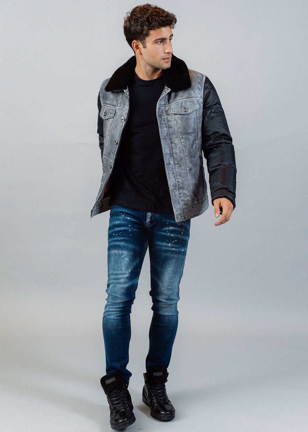 Veste en cuir SILVERS CHALLENGE