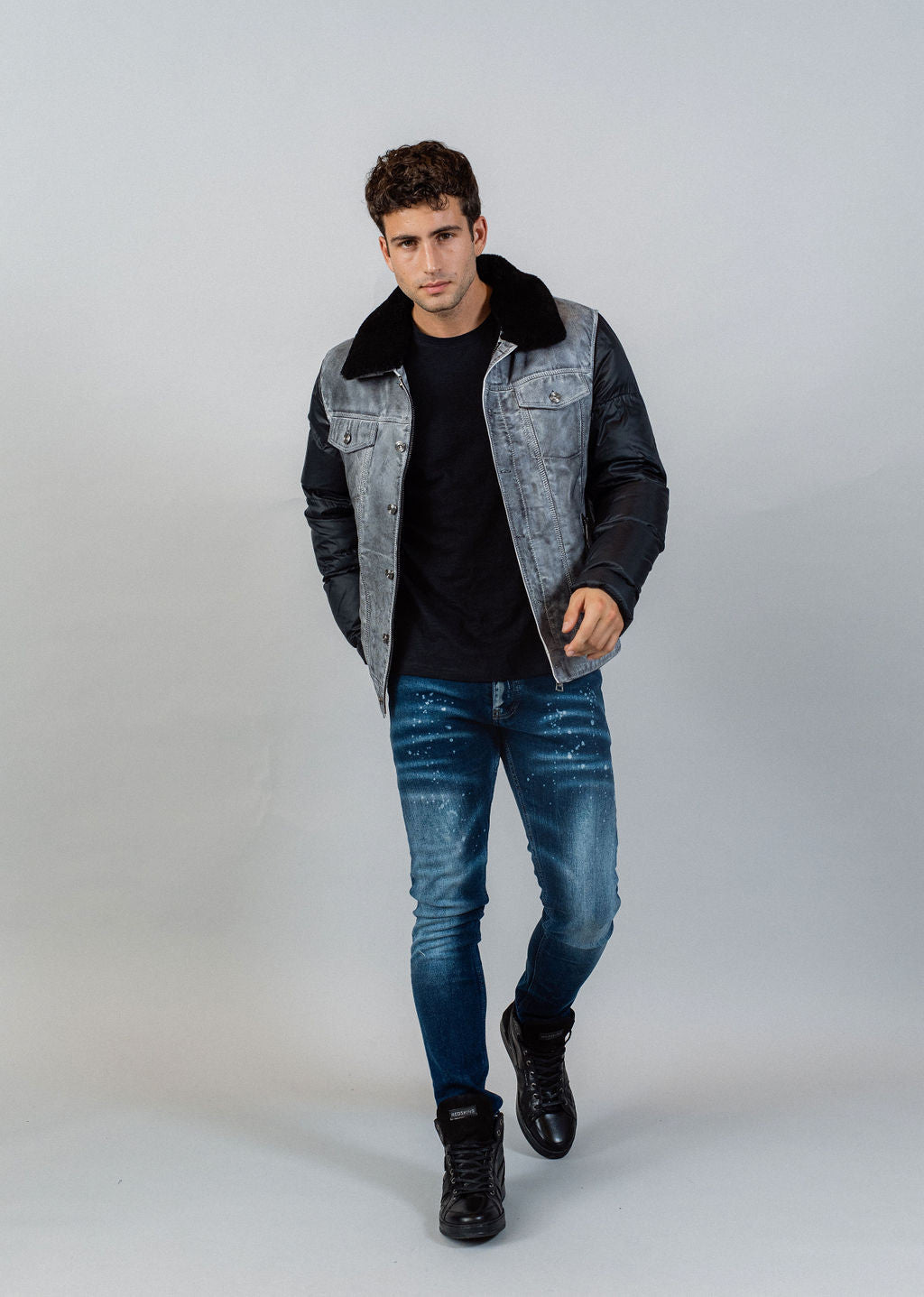 Veste en cuir SILVERS CHALLENGE