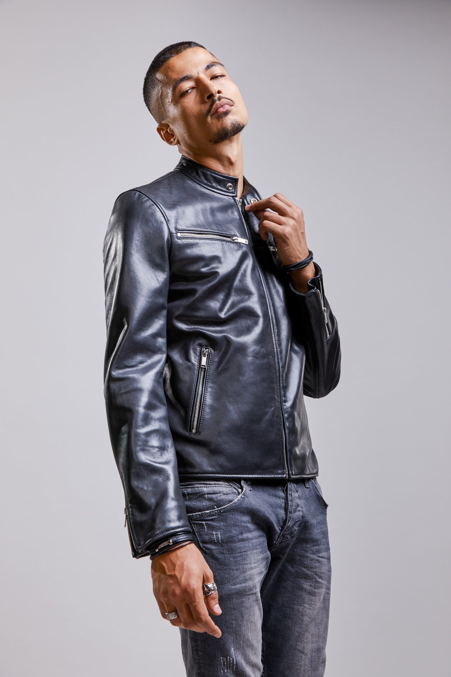 Veste en cuir WAYNE EAGLE