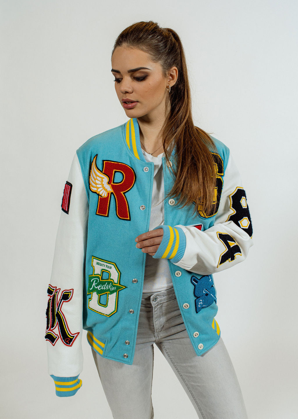 Blouson en cuir HARVARD HATCH