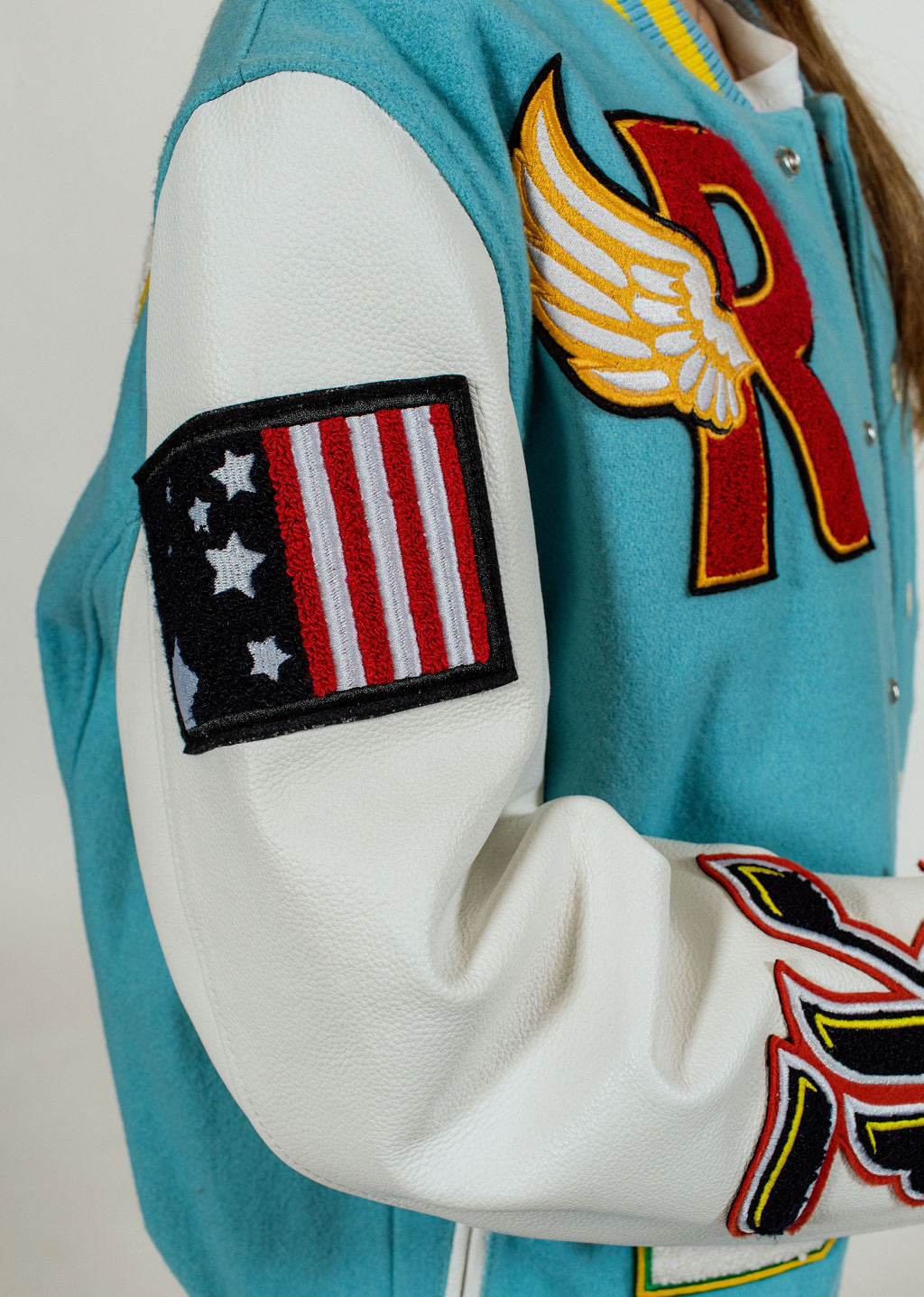 Blouson en cuir HARVARD HATCH