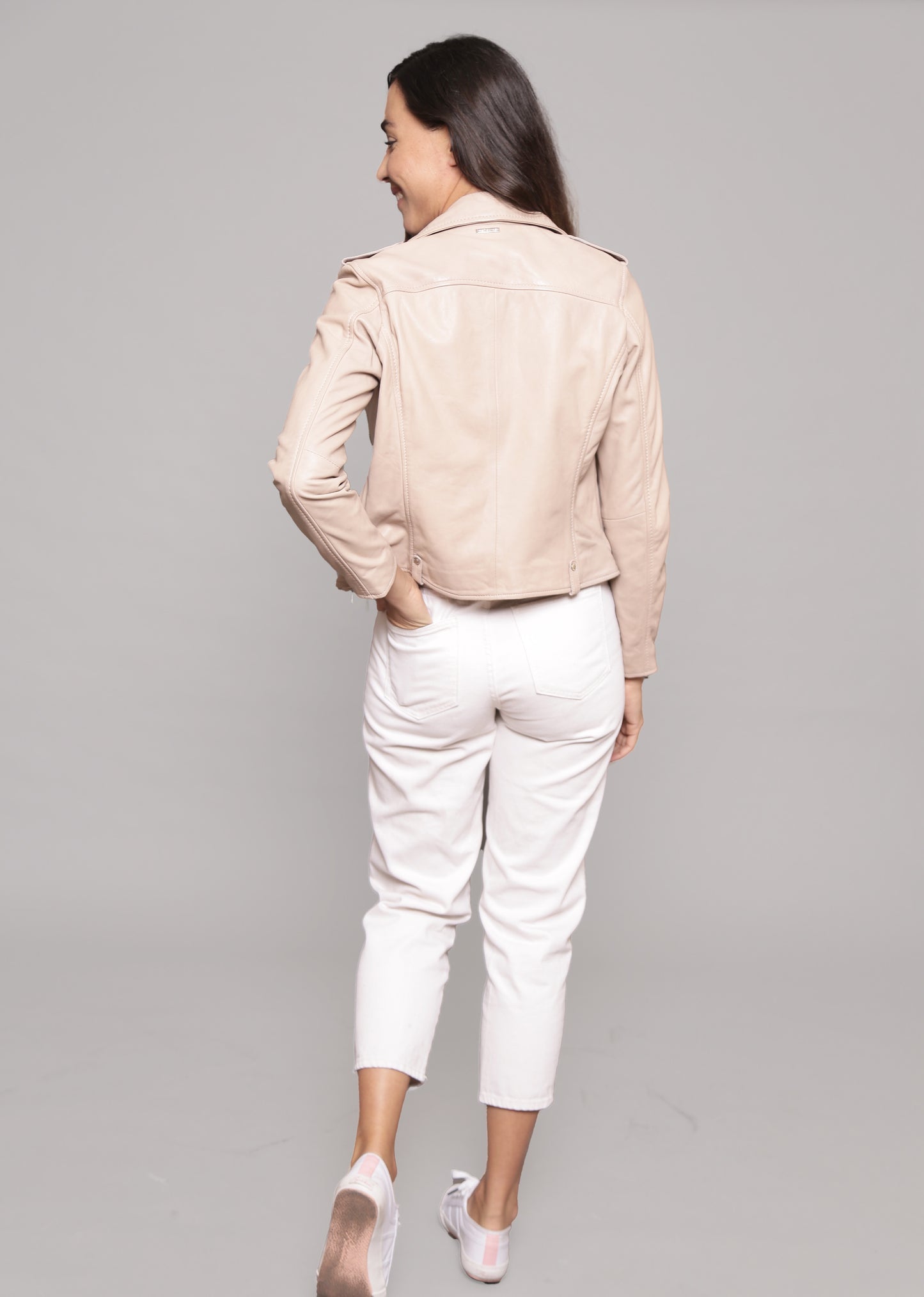 Veste en cuir JUTTA TRIPWAY