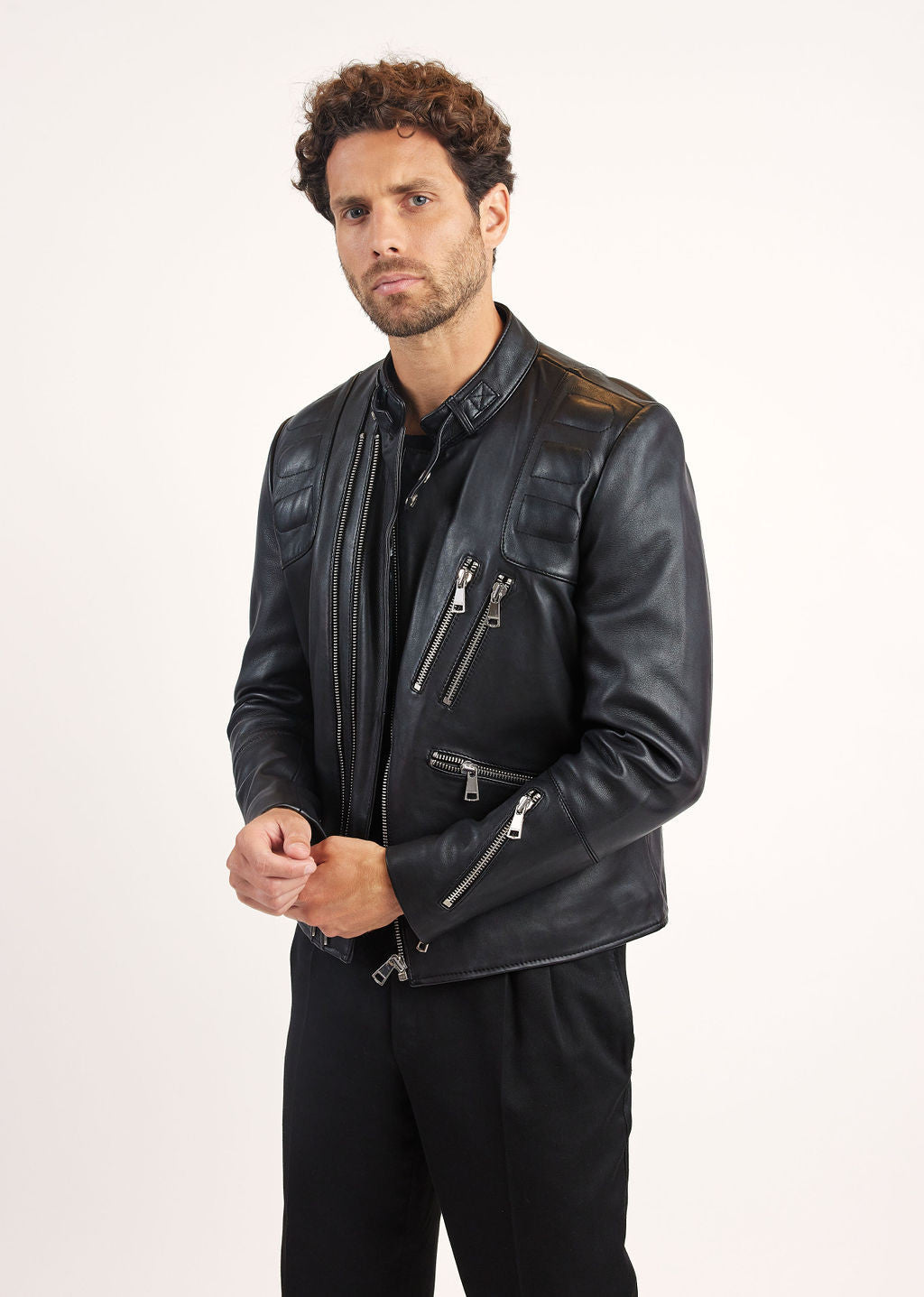 Veste en cuir KAYMAN ELECTRA
