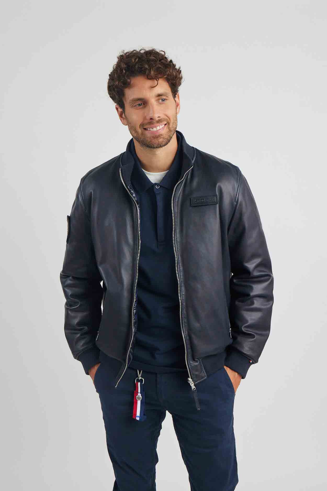 Blouson cuir DEREK REVERSE