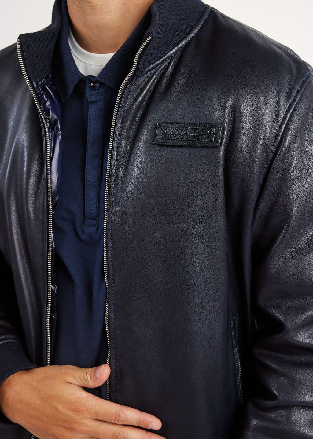 Blouson cuir DEREK REVERSE
