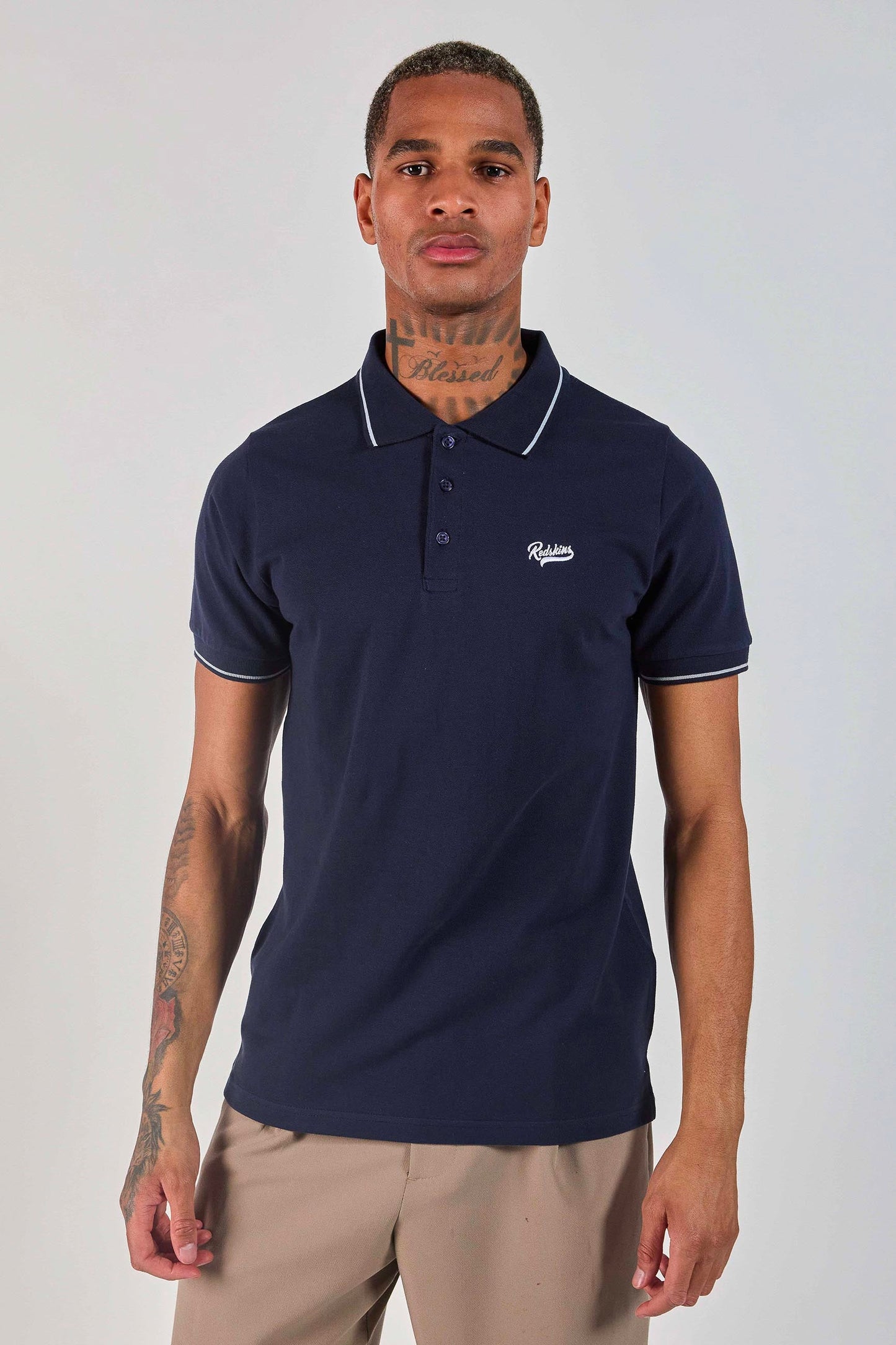 Polo bleu foncé 231040