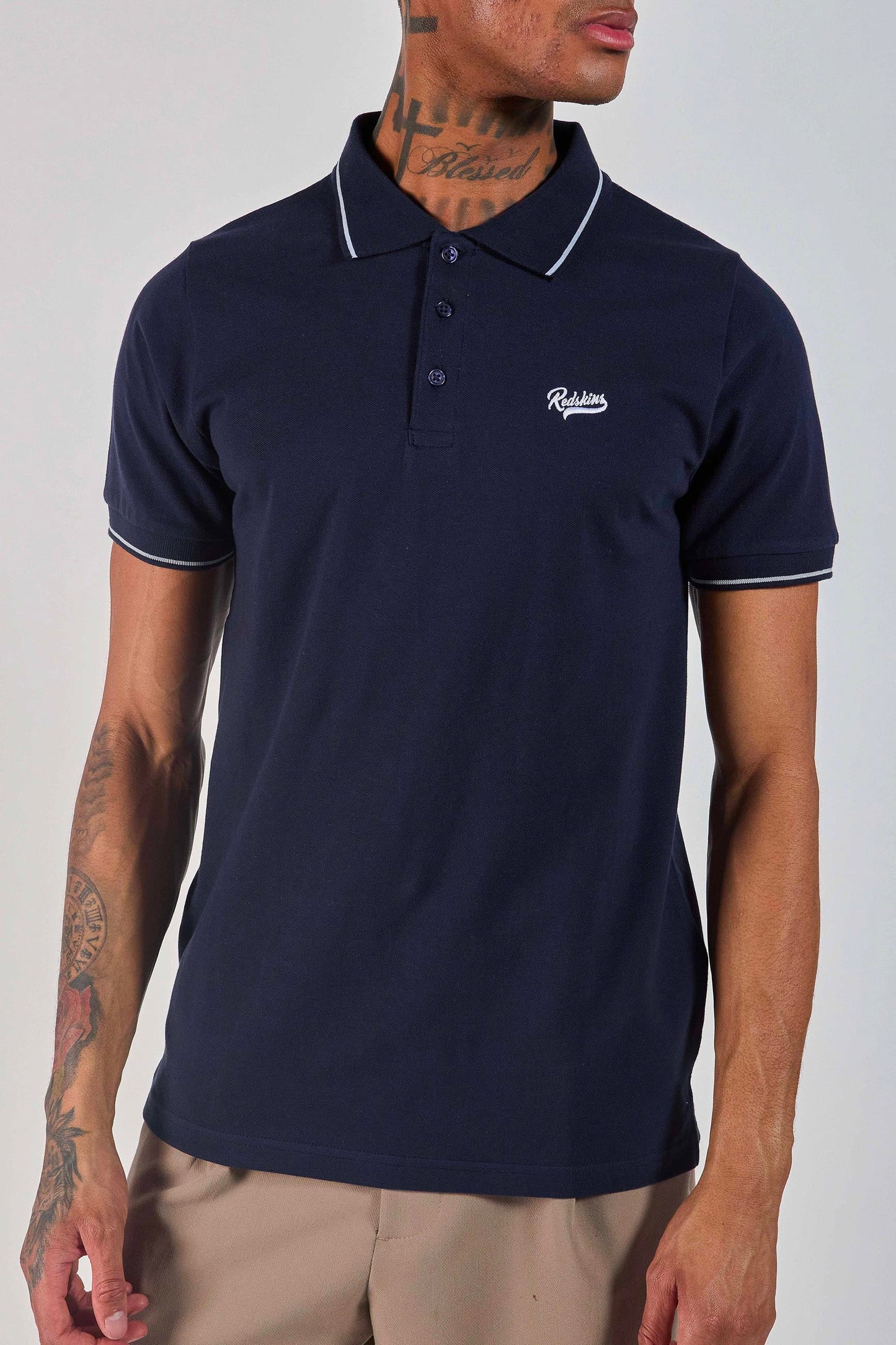 Polo bleu foncé 231040