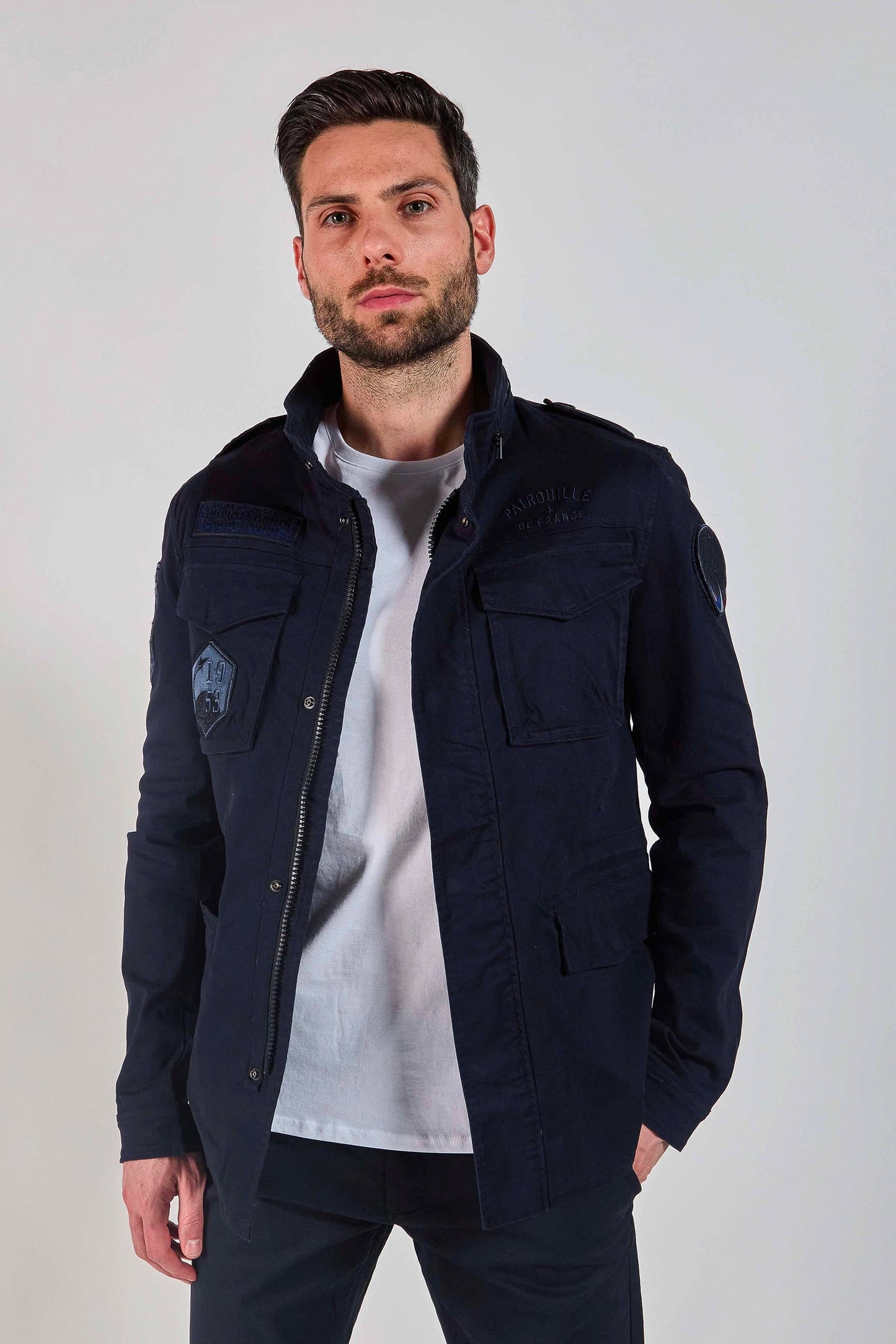 Parka BATTLE AERO bleu marine
