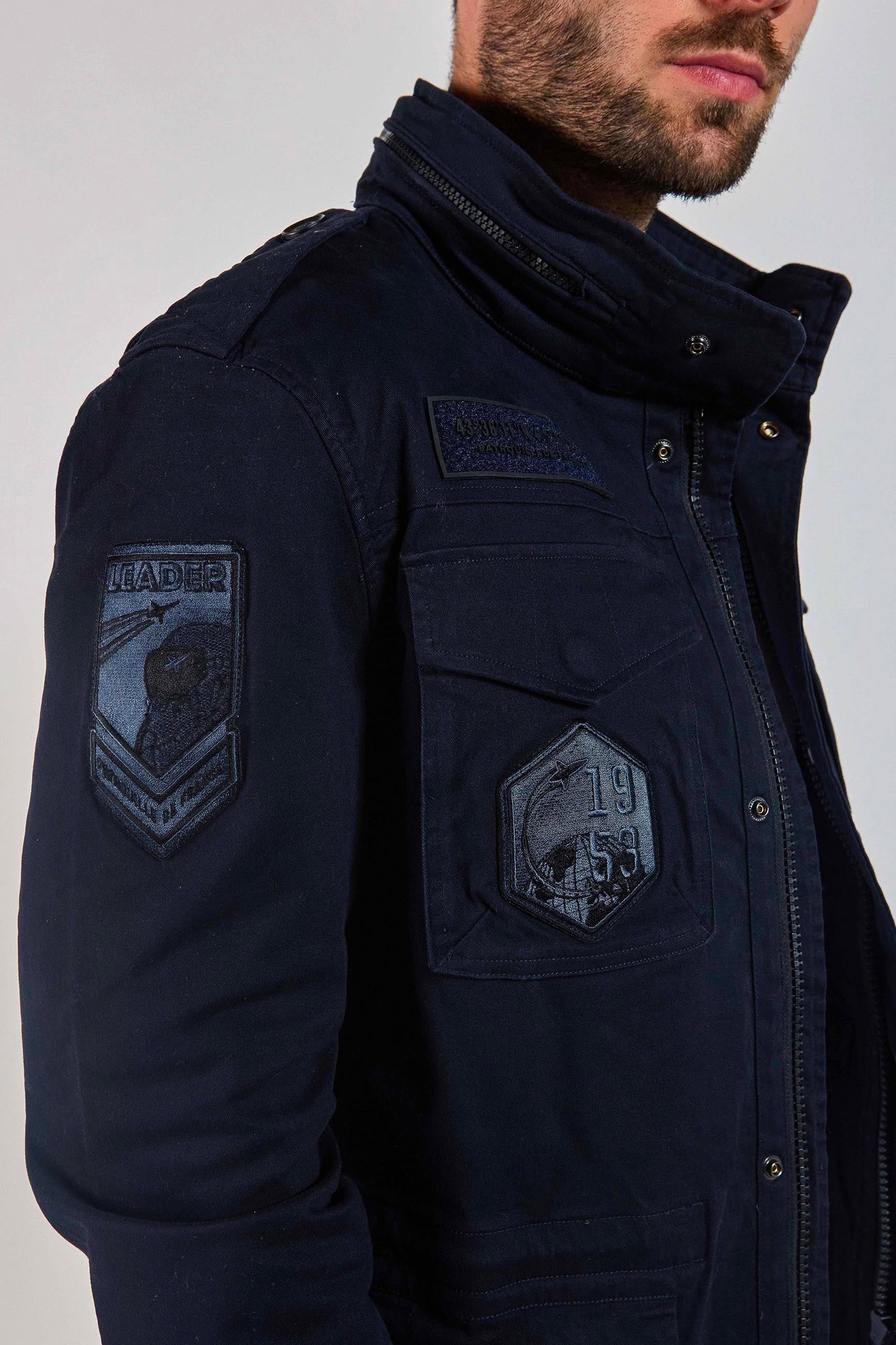 Parka BATTLE AERO bleu marine