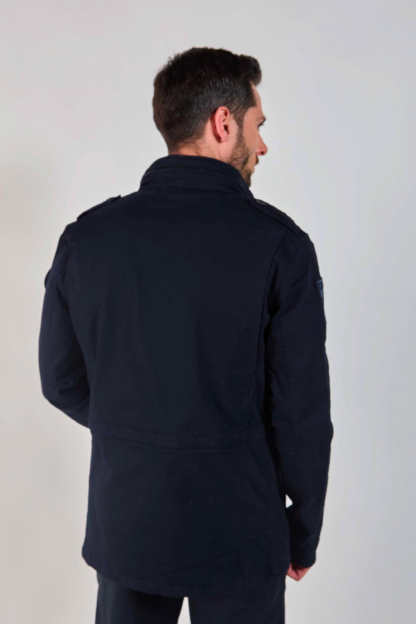 Parka BATTLE AERO bleu marine