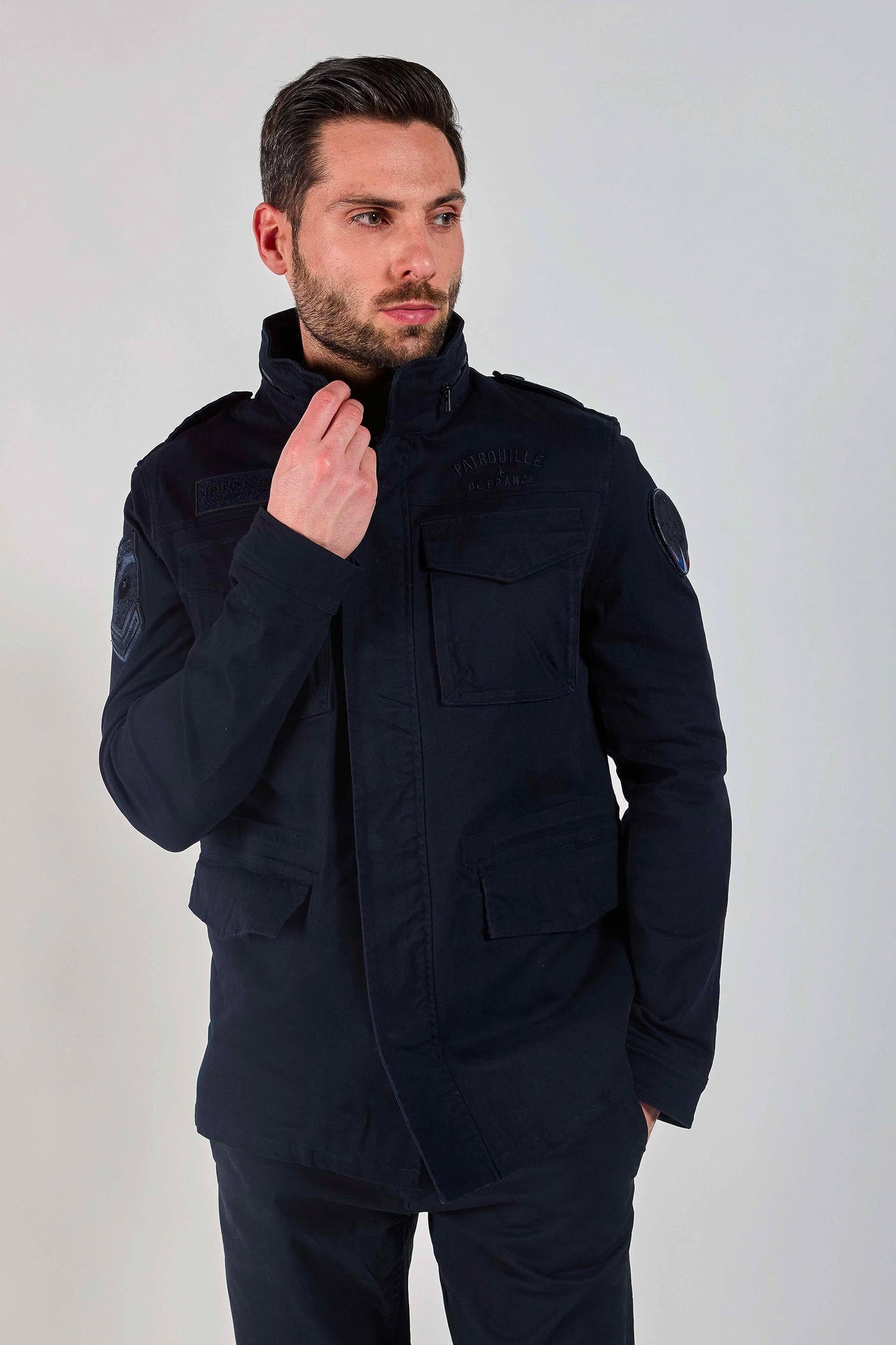 Parka BATTLE AERO bleu marine