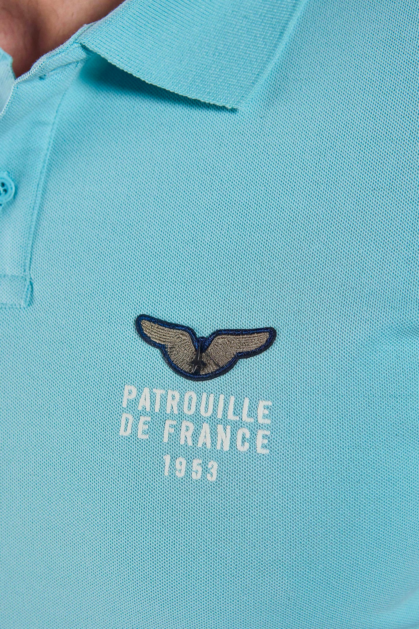 Polo bleu ciel FIRST CLUB