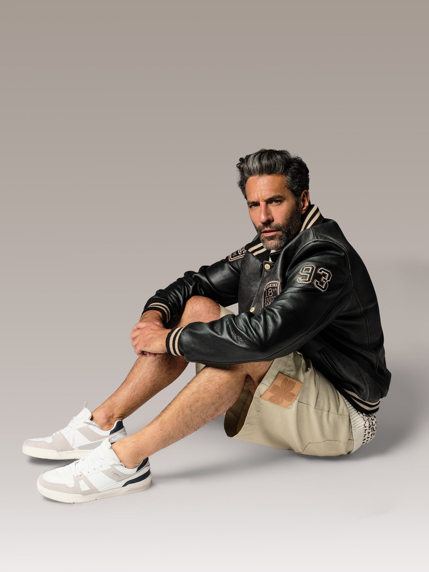 Blouson en cuir noir SKATBOARD COHIBA