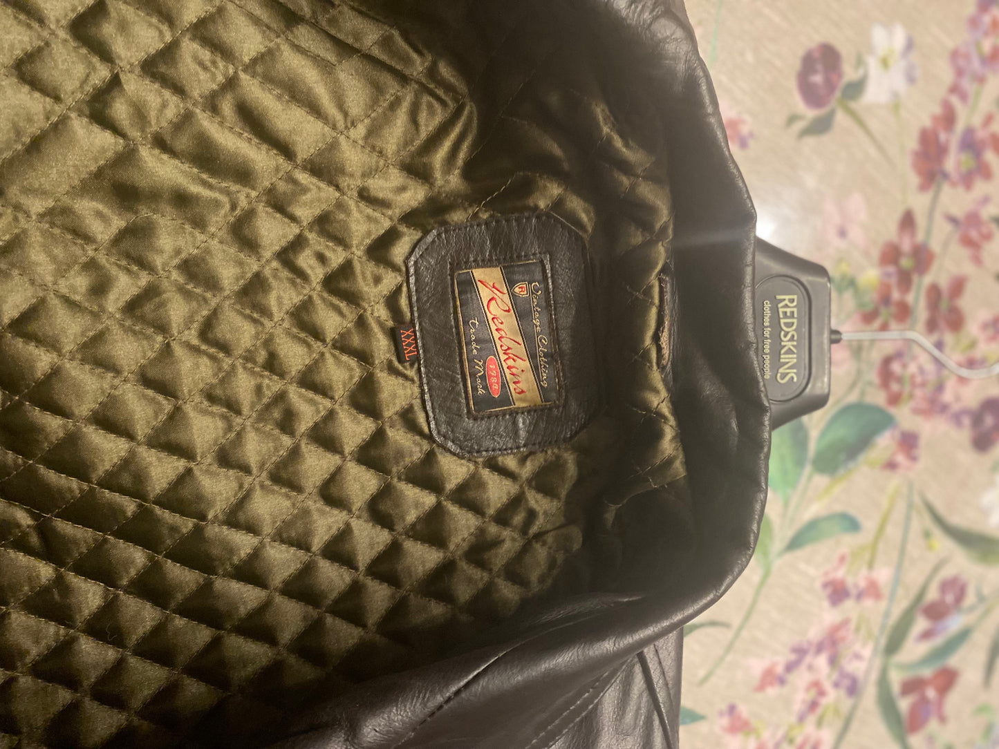 Veste en cuir marron BRASCO LEGEND