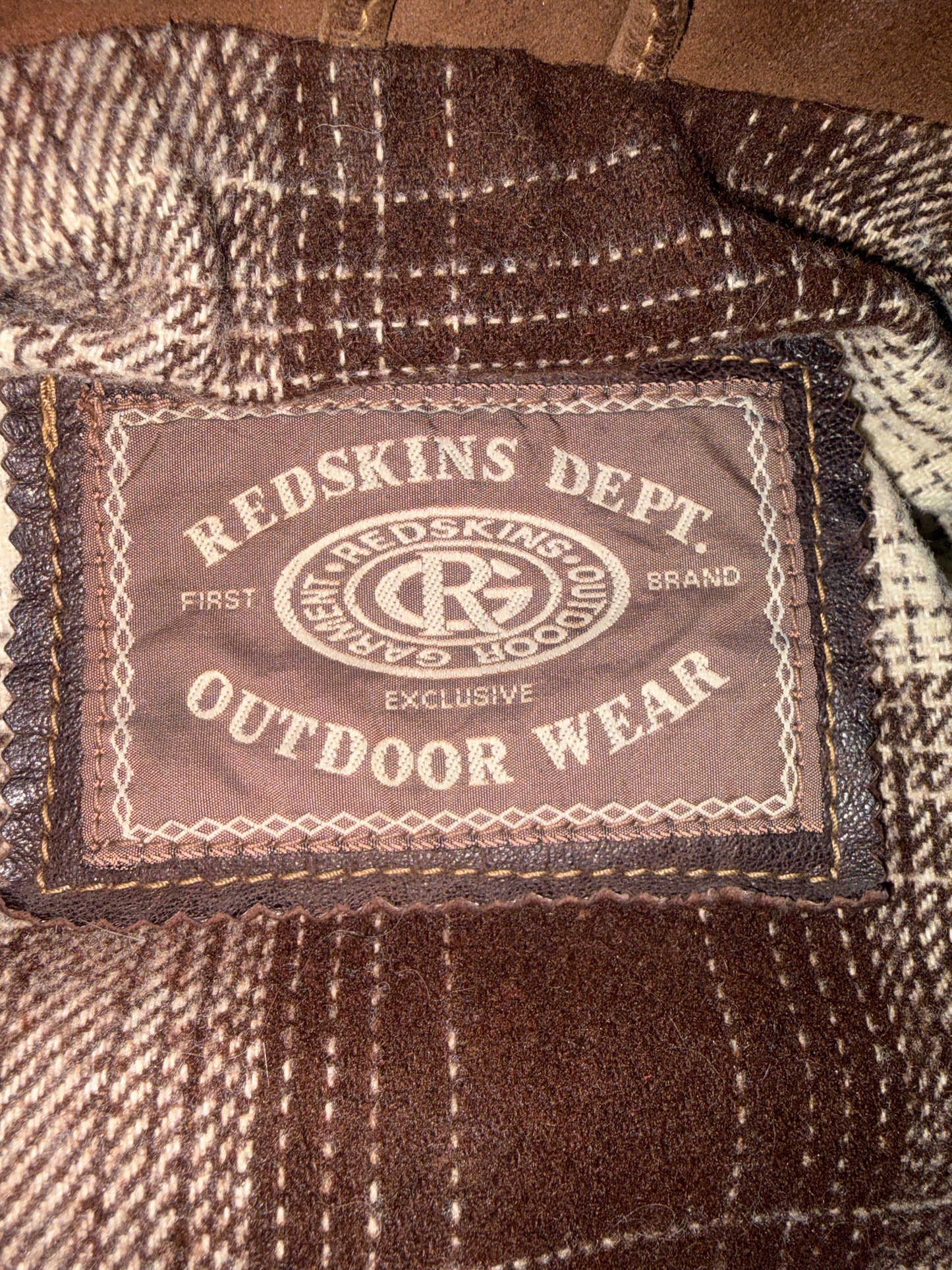 Veste mi-longue marron