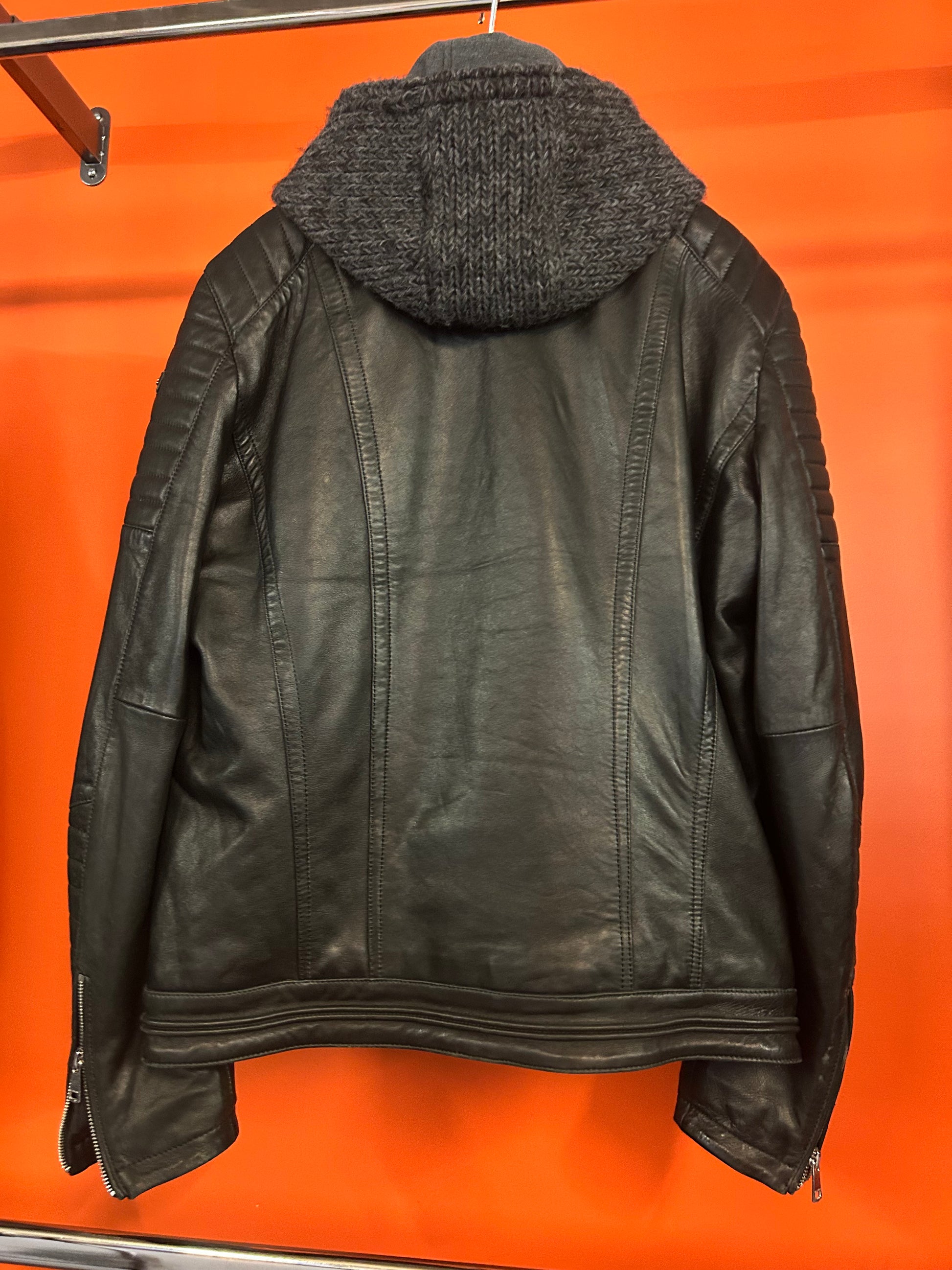 Cuir noir BYRON MOJITO