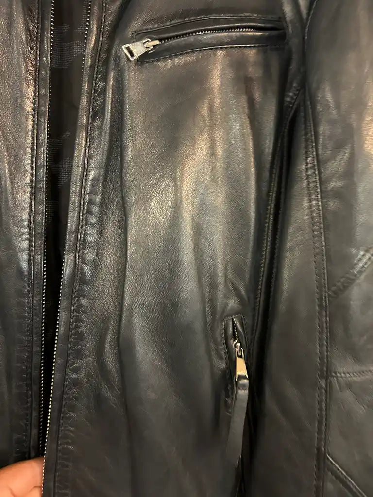 Blouson en cuir TRUST VICTORY