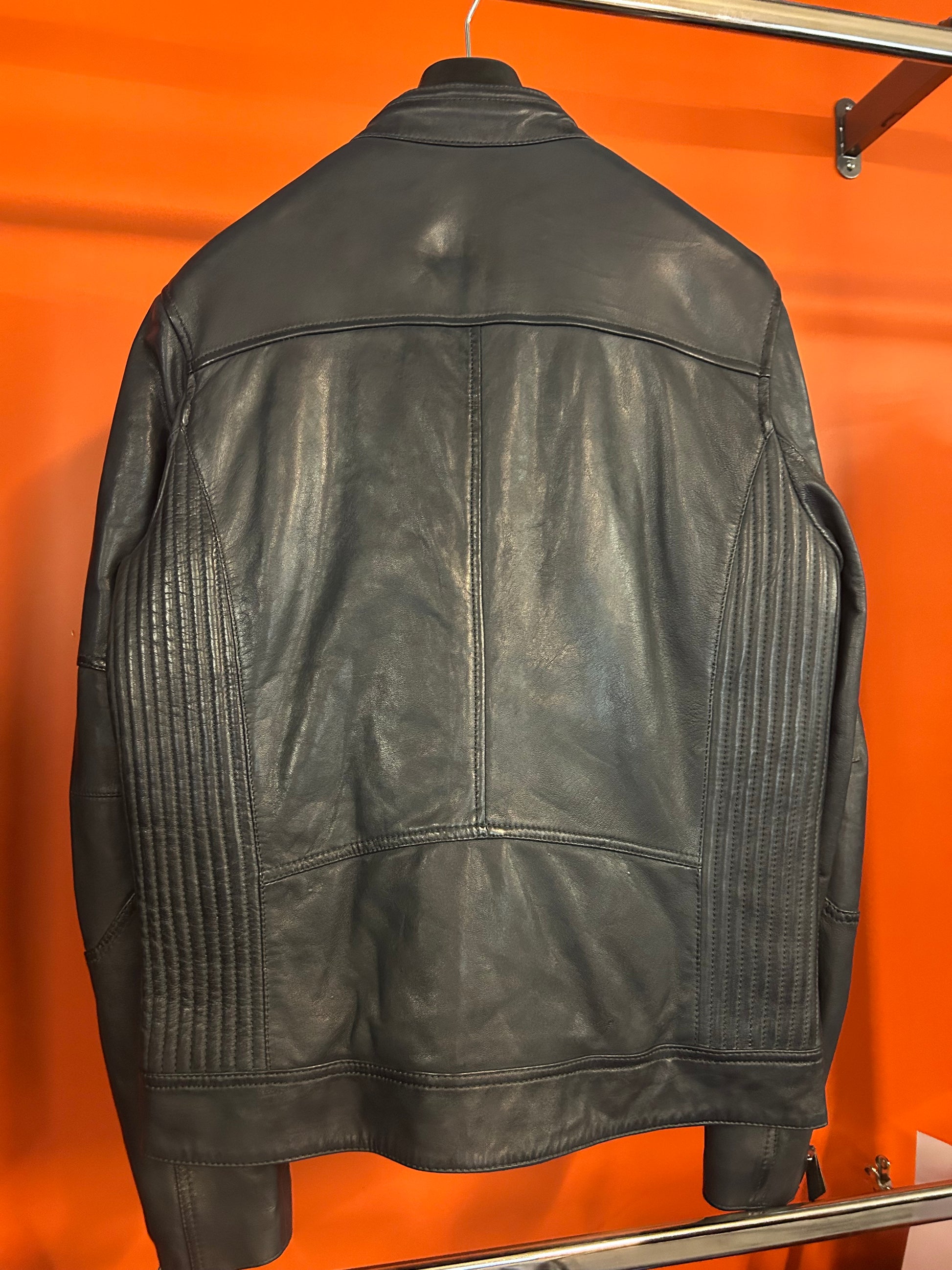 Blouson cuir TRUST CASTING